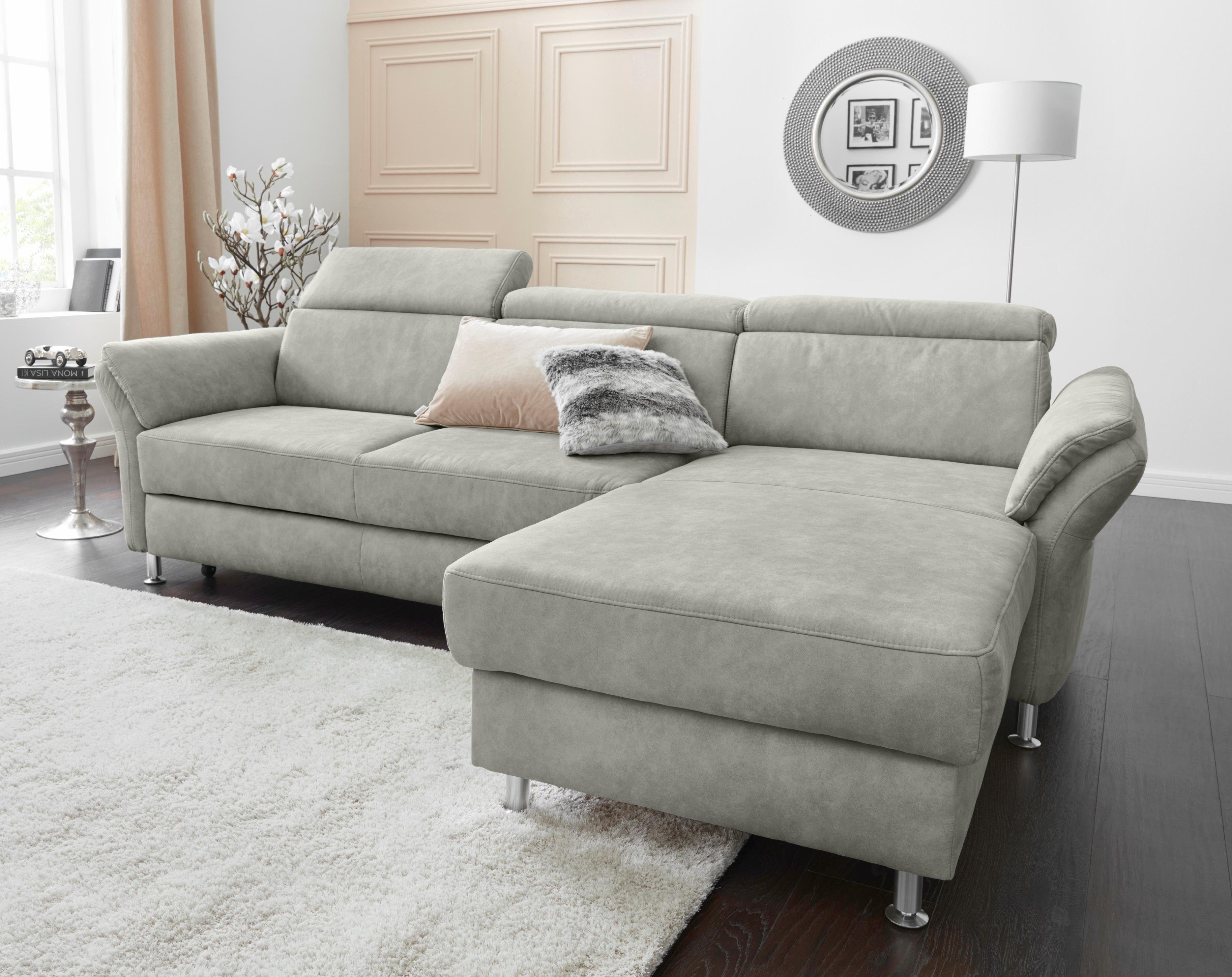 sit&more Ecksofa "Avignon L-Form", Kopfteilverstellung, wahlweise mit Bettf günstig online kaufen