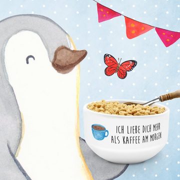 Mr. & Mrs. Panda Müslischale Kaffee Tasse - Weiß - Geschenk, Tiere, Geschmack, Gute Laune, Keramik, Keramik, (1-tlg), Einzigartiges Design