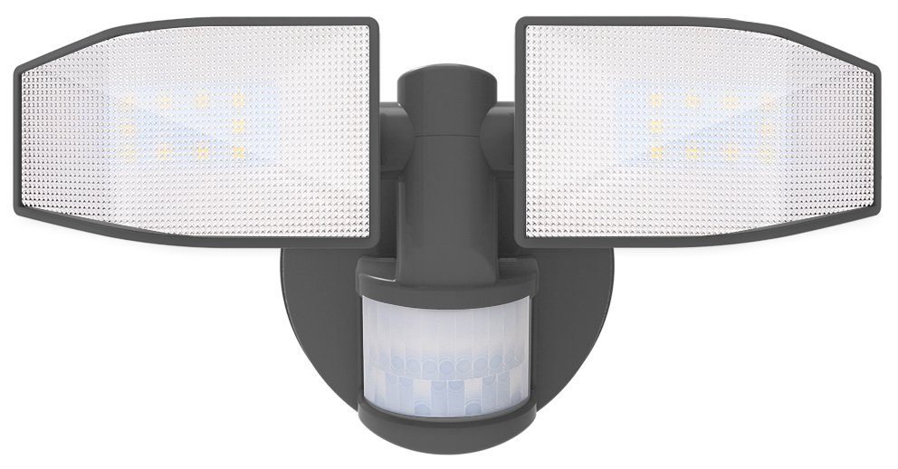 Northpoint LED Wandstrahler Bewegungsmelder 2 Fluter-Köpfe günstig online kaufen