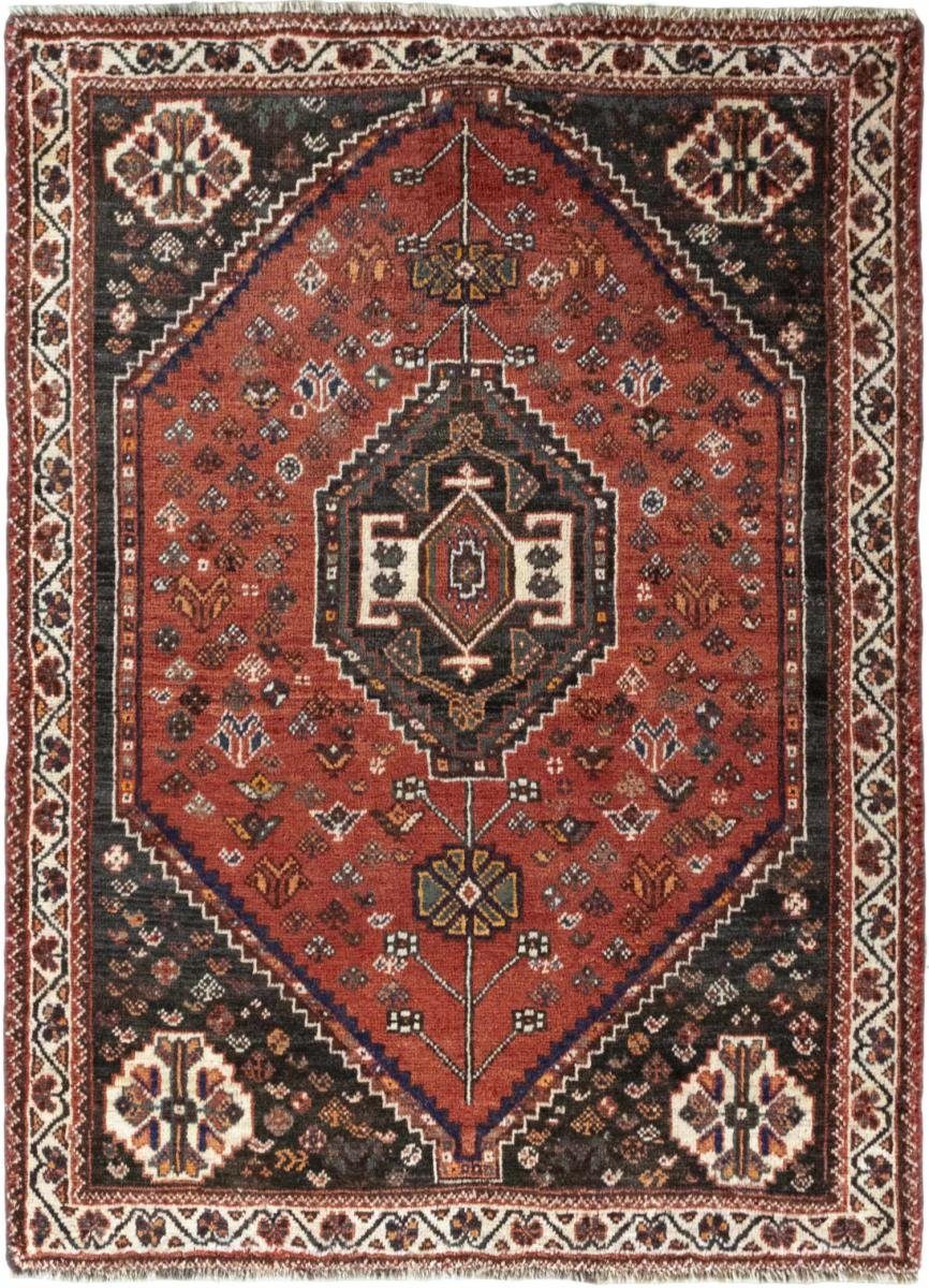 Orientteppich Shiraz 115x158 Handgeknüpfter Orientteppich / Perserteppich, Nain Trading, rechteckig, Höhe: 10 mm