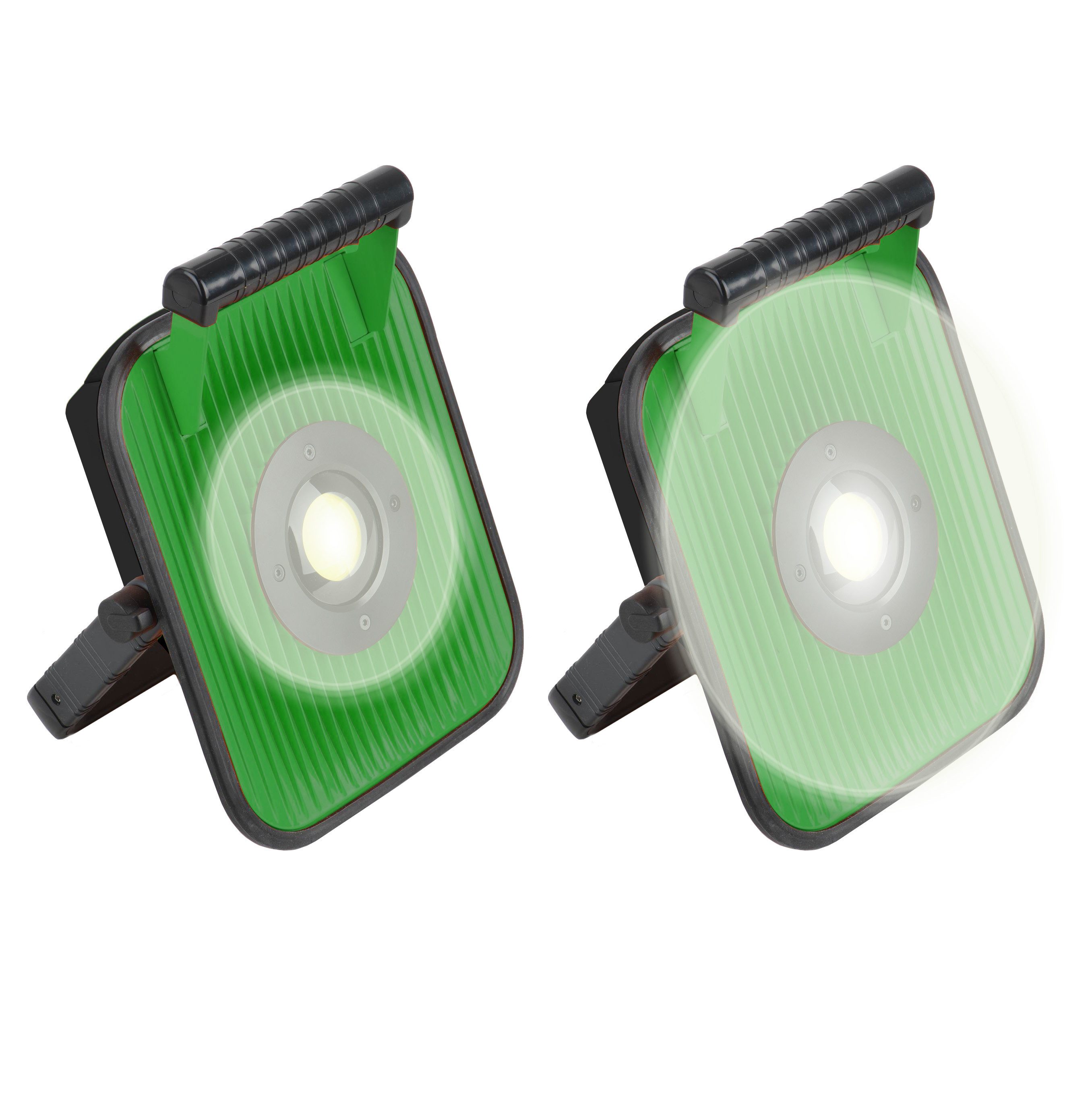 BERG TECTOOL Construction Spotlight LED SPOTLIGHT BCL SOUND LED 30 BATTERY-W - IP54 - BLUETOOTH SPEAKER, Integrated LED, 6500K, Dimmable, with Speaker, with USB Charging Port