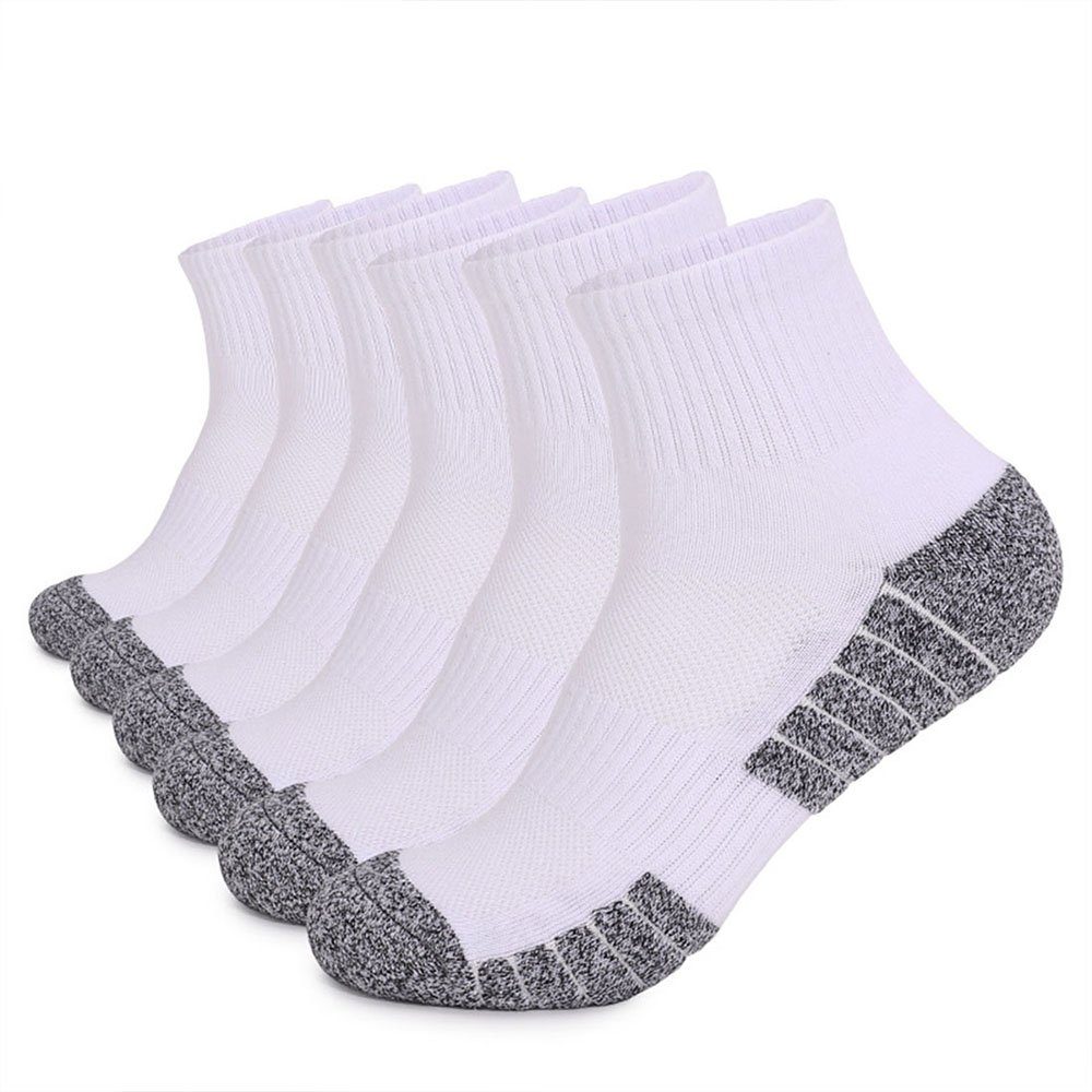 CTGtree Sneakersocken 6 Paar Sneaker Socken Herren Baumwolle Laufsocken