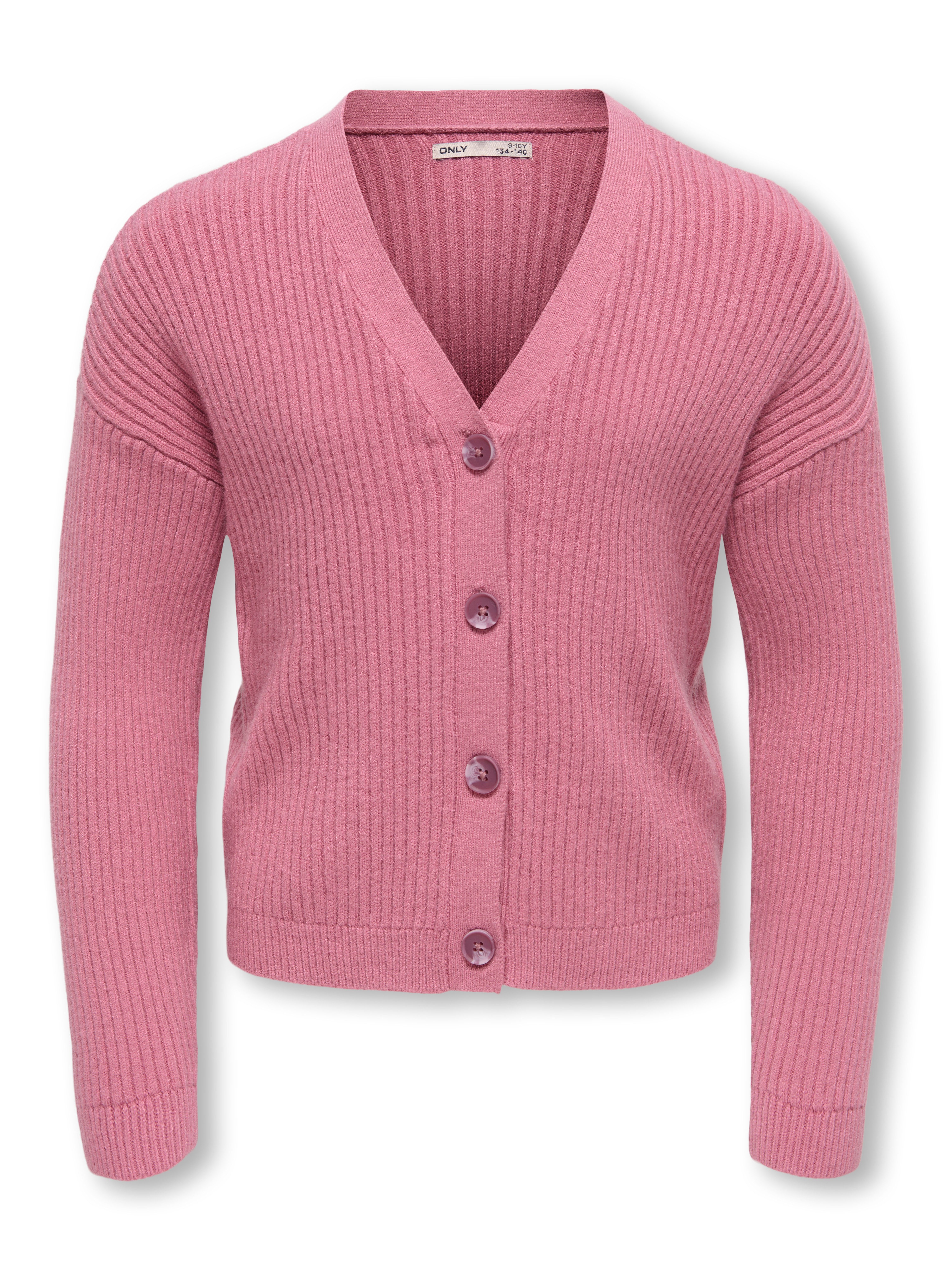 KIDS ONLY Strickjacke KOGMANDY LS SHORT BOXY CARDIGAN KNT NOOS Viskosemischung, regular fit