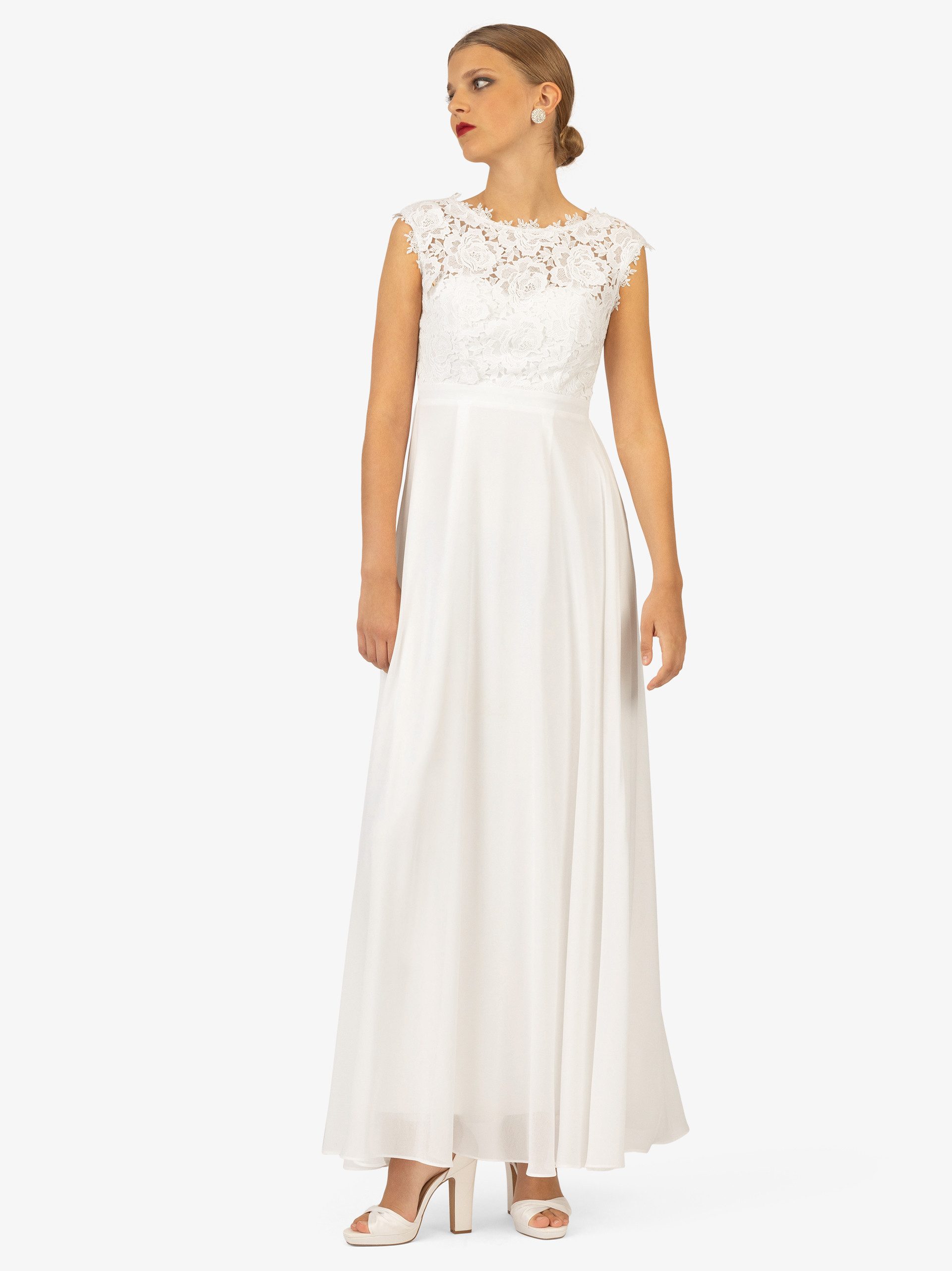 Kraimod Abendkleid mit Hoher Rundhalsausschnitt günstig online kaufen