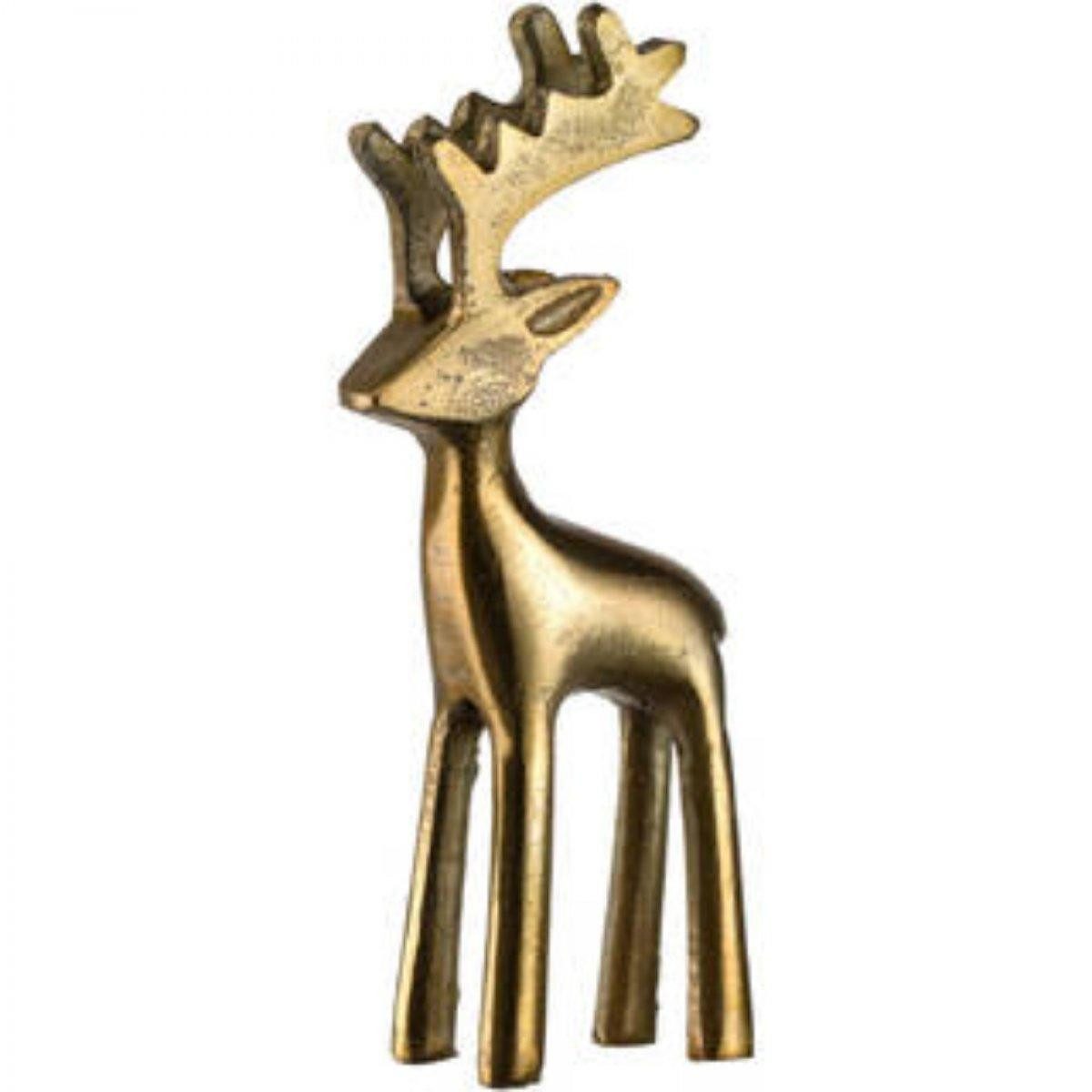 LEONARDO Dekofigur Leonardo Dekofigur Hirsch Riposo Gold (16cm)