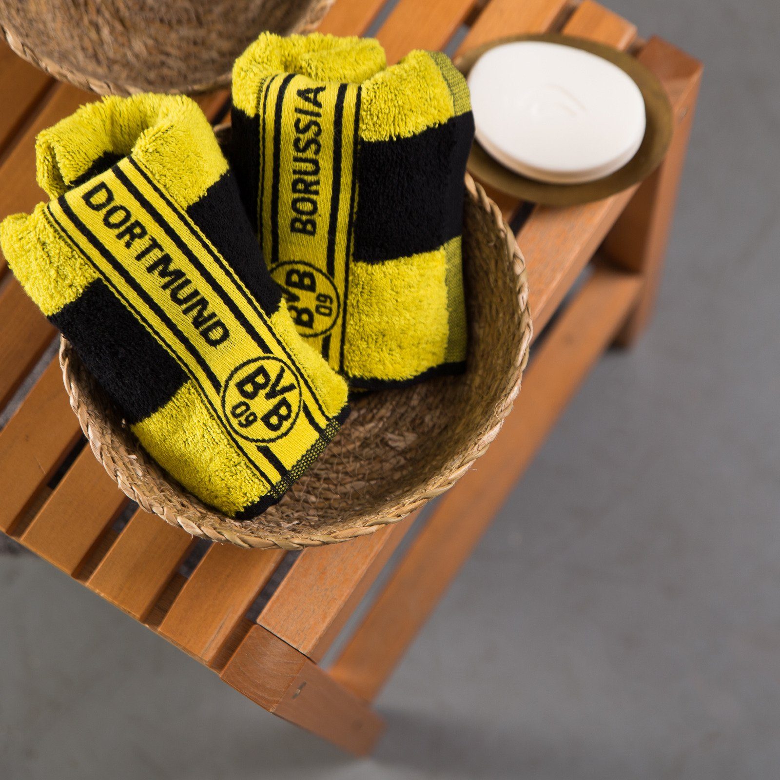 BVB Gästehandtücher BVB-Gästehandtücher Blockstreifen (2 Stück), Baumwolle günstig online kaufen