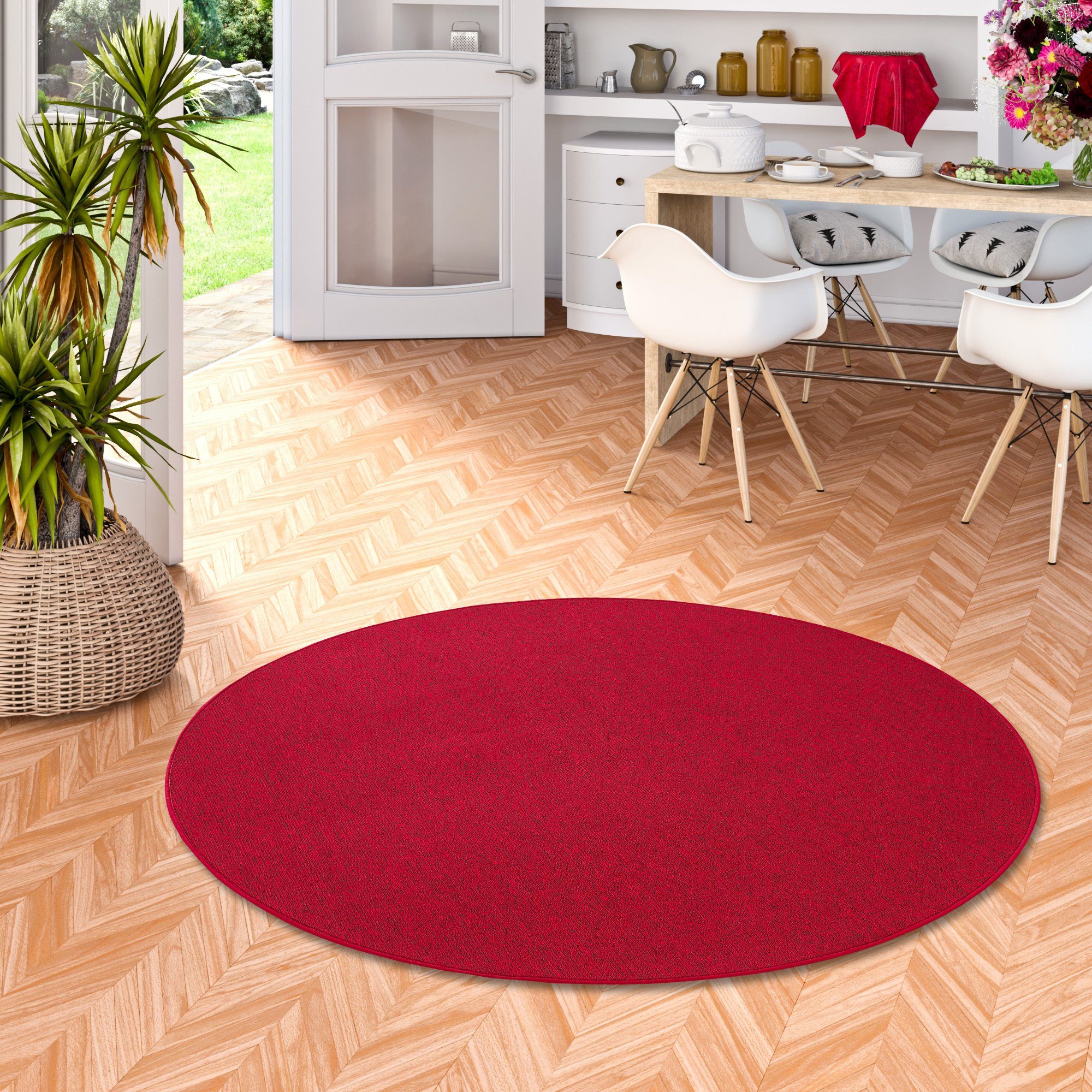 Snapstyle Veloursteppich Feinschlingen Velour Teppich Strong günstig online kaufen
