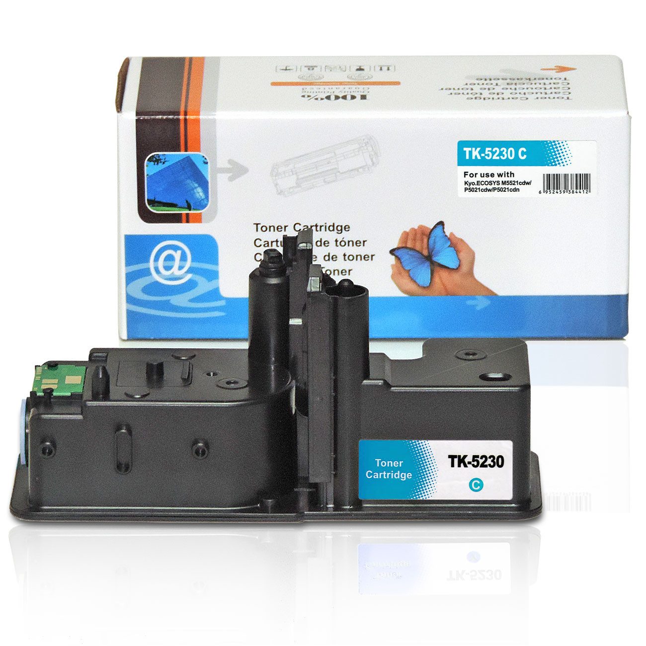 Tonerkartusche D&C Toner-Set kompatibel zu Kyocera ECOSYS P5021 TK-5230 CMYK, (Kompatibel für Kyocera ECOSYS P 5021 TK-5230, Druckleistung bis ca. Seiten), Series