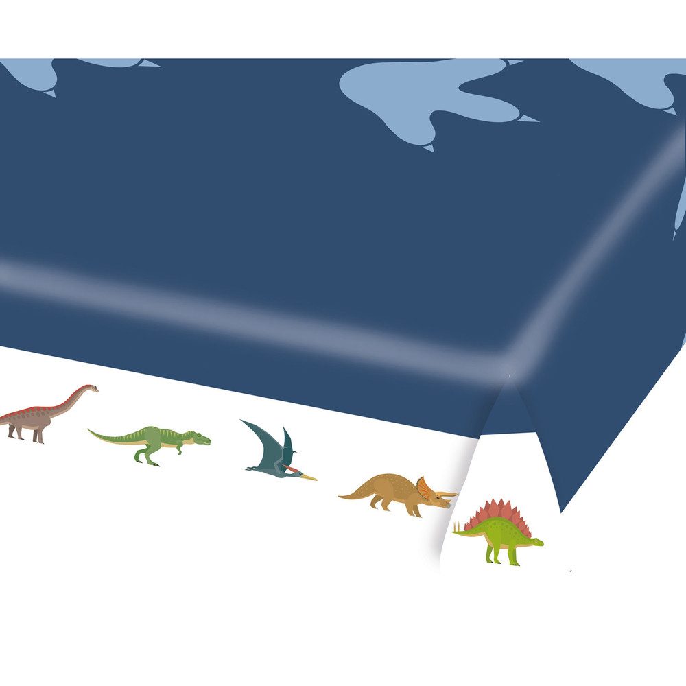 Amscan Tischdecke 'Happy Dinosaurier', Papiertischdecke 115x175cm