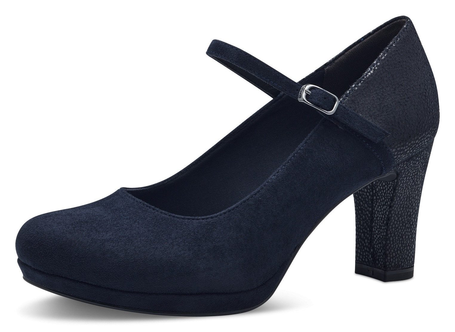 Tamaris Spangenpumps mit Metallic-Applikation an der günstig online kaufen