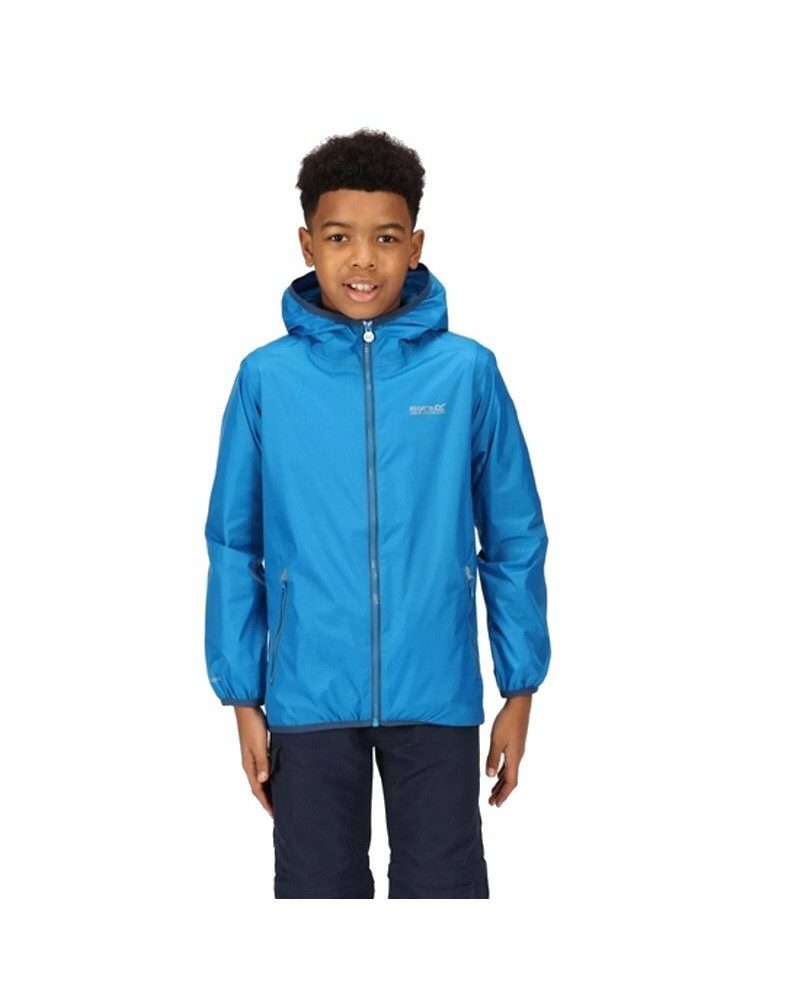 Regatta Regenjacke Lever II (wasserdicht, atmungsaktiv) indigoblau Kinder