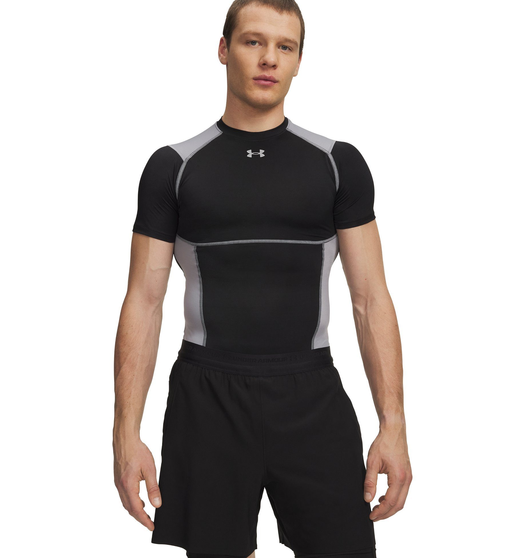 Under Armour® Trainingsshirt UA HG ELITE COMP SS kurzärmelig, für Fitness, mit 4-Wege-Stretch