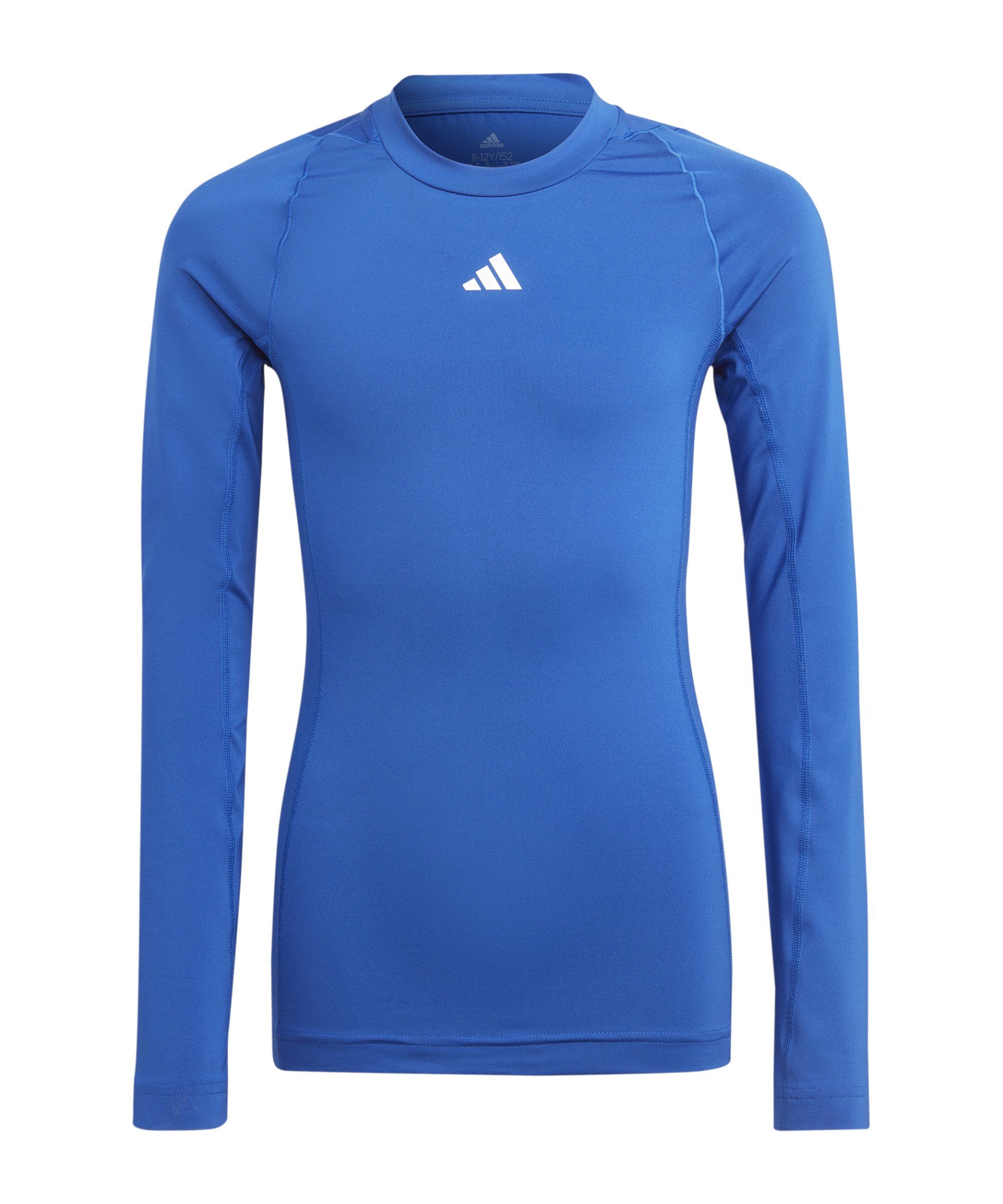 adidas Performance Sweatshirt Techfit Sweatshirt Dunkel blau