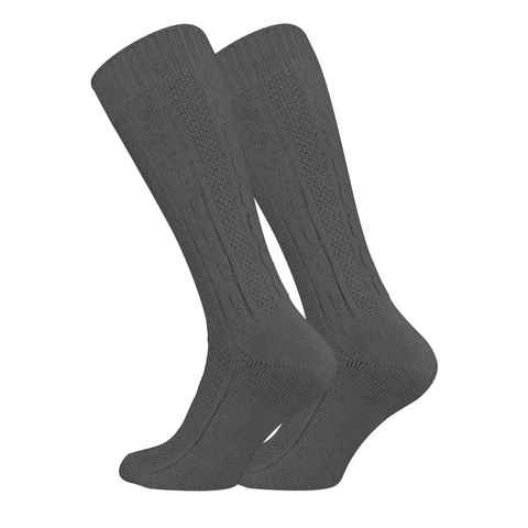 Cotton Prime® Socken (2-Paar) mit Zopfmuster