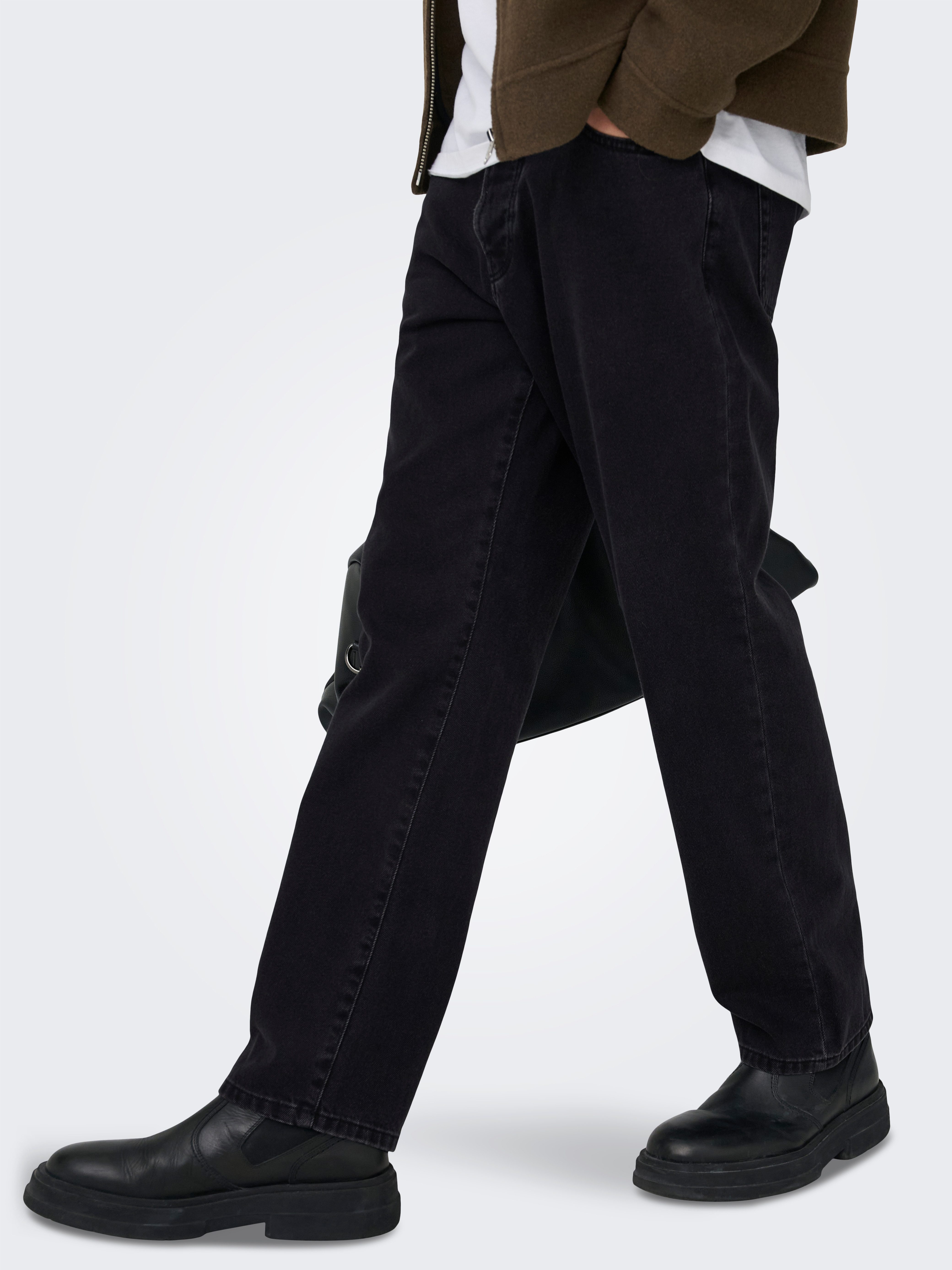 ONLY & SONS Regular-fit-Jeans ONSEDGE STRAIGHT JAX BOX TAI DNM NOOS