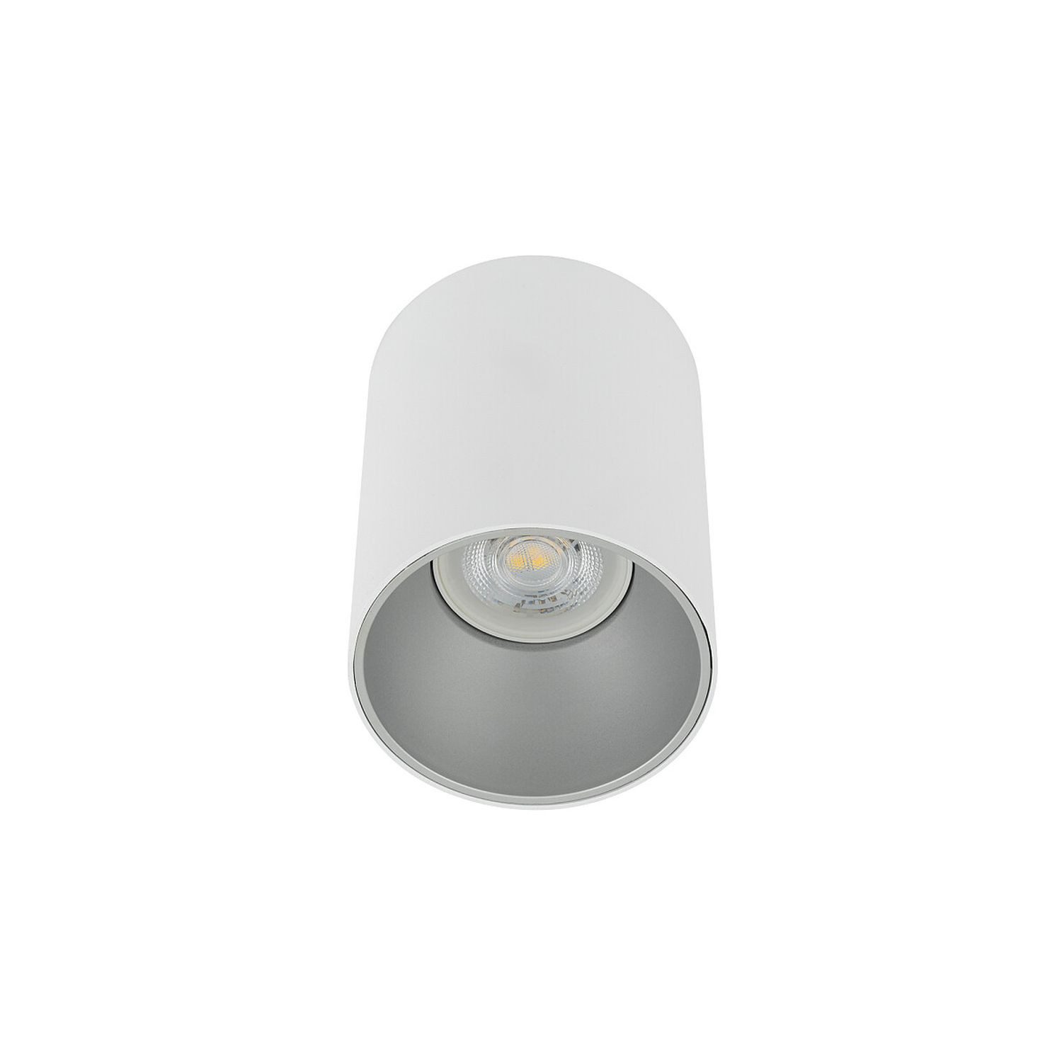 Licht-Erlebnisse Deckenleuchte EYE, ohne Leuchtmittel, Deckenlampe in Weiß Silber Metall H:11,5cm GU10 Schlafzimmer. Reduzierter Preis € 24,99. Unverbindliche Preisempfehlung € 29,95