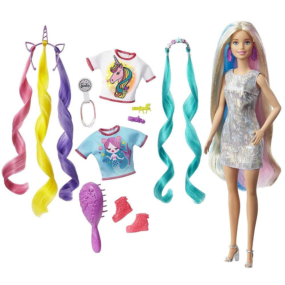 Barbie Anziehpuppe Unicorn & Mermaid Barbie günstig online kaufen