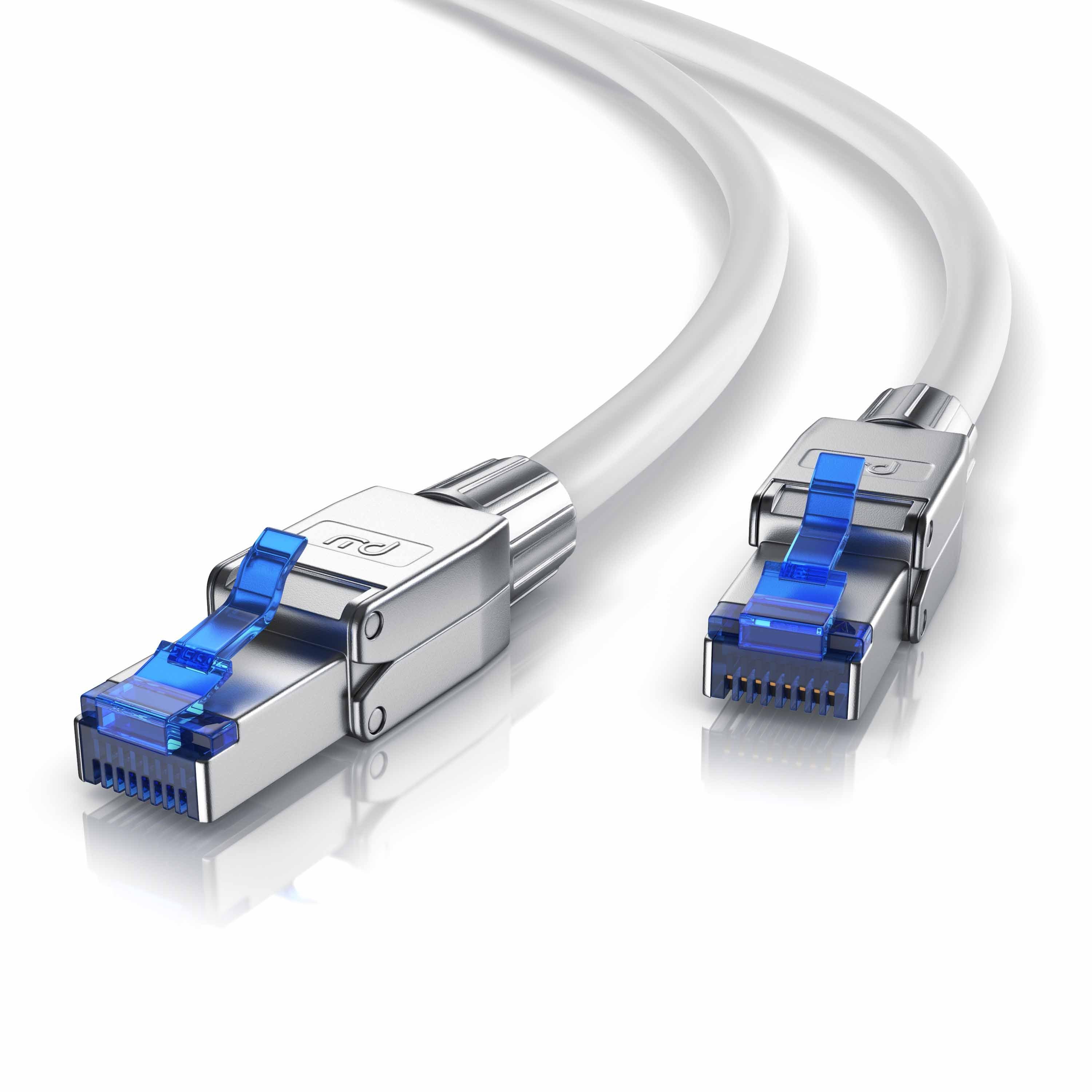 Primewire LAN-Kabel, RJ-45, RJ45 Stecker; RJ45 Stecker (25 cm), Patchkabel  CAT 8 - Gigabit Ethernet LAN Kabel - 40 Gbit/s - S/FTP PIMF Schirmung  online kaufen | OTTO