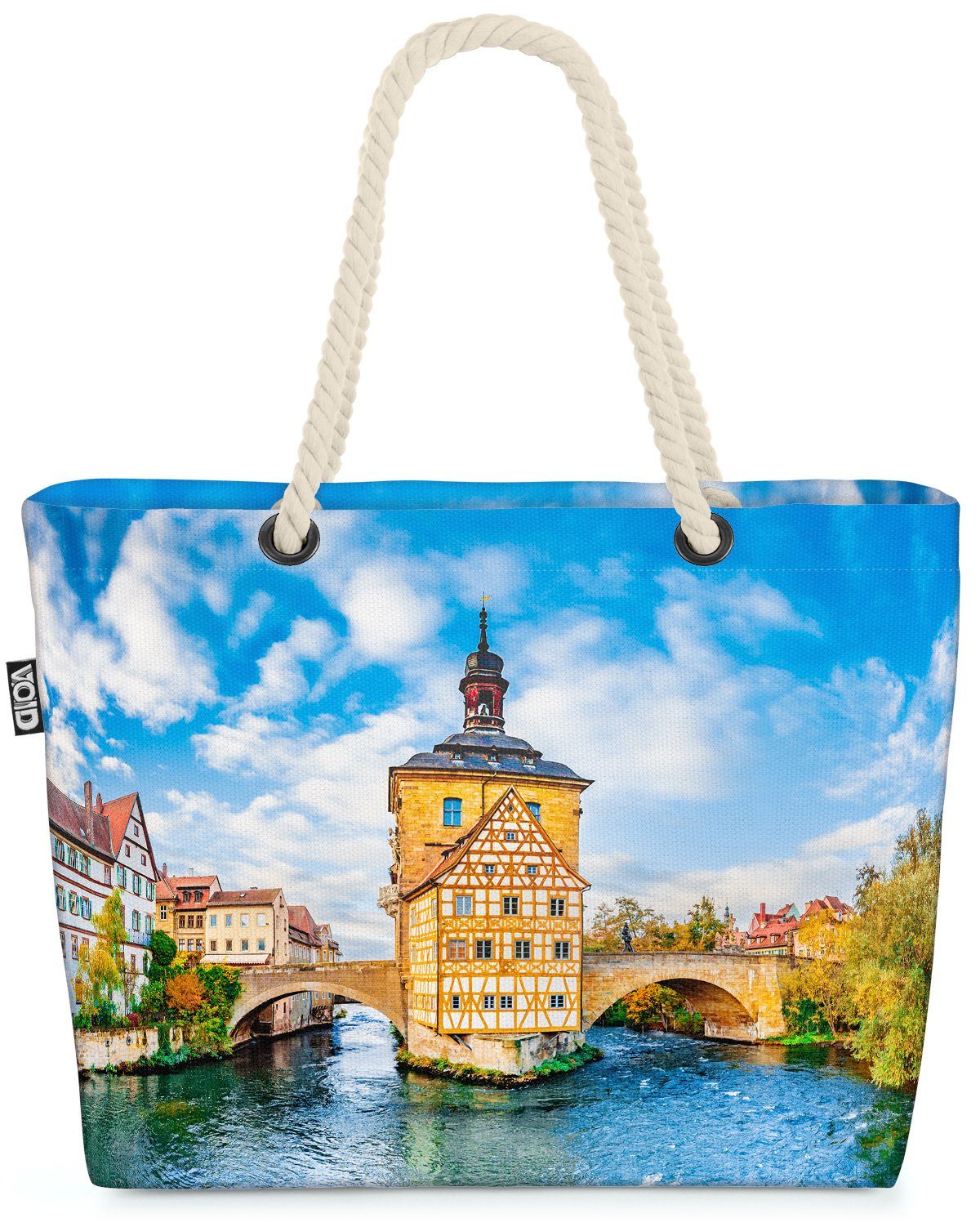 VOID Strandtasche (1-tlg), Bamberg Bamberger Dom Reiter Altes Rathaus Bayern Klein Venedig Sandk