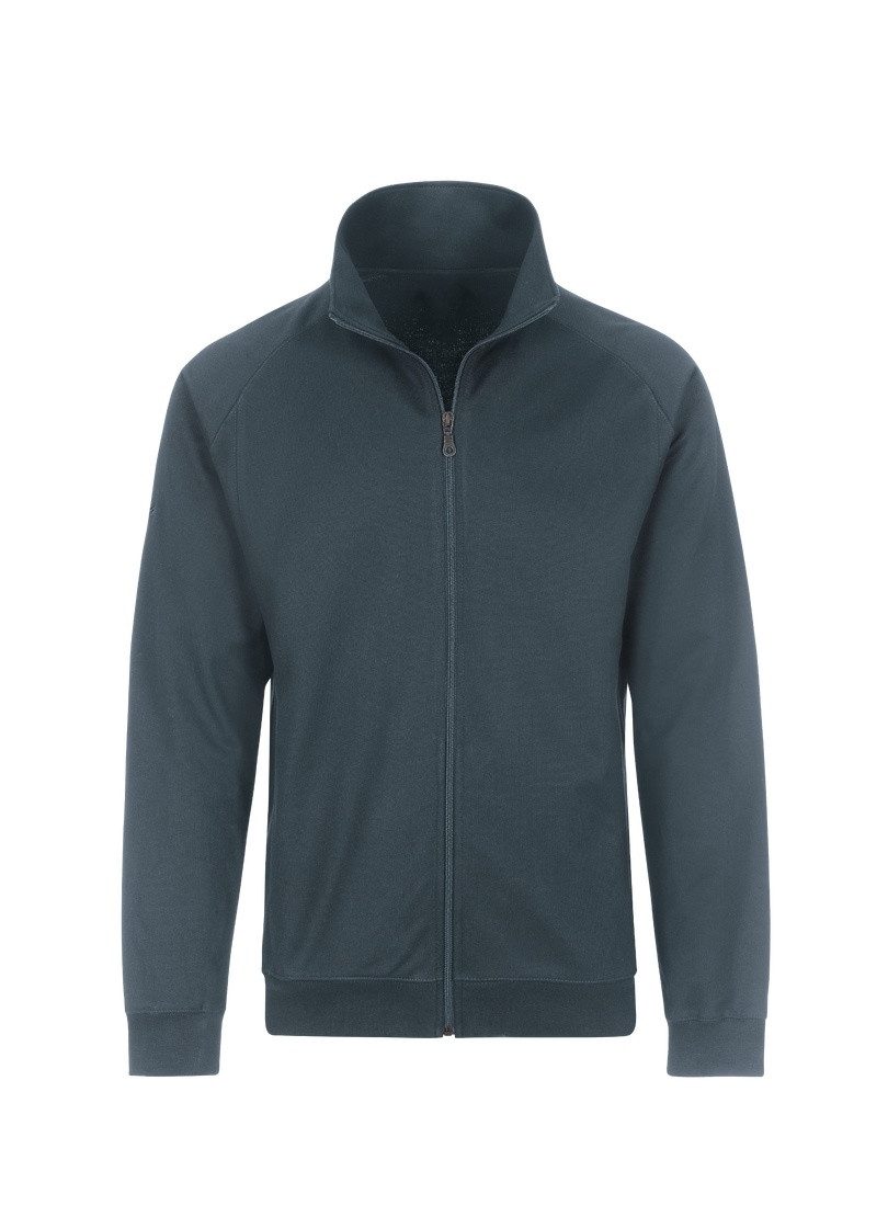 Trigema Sweatjacke TRIGEMA Raglanjacke aus Sweat-Qualität (1-tlg)