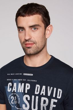 CAMP DAVID T-Shirt in vorgewaschner Optik