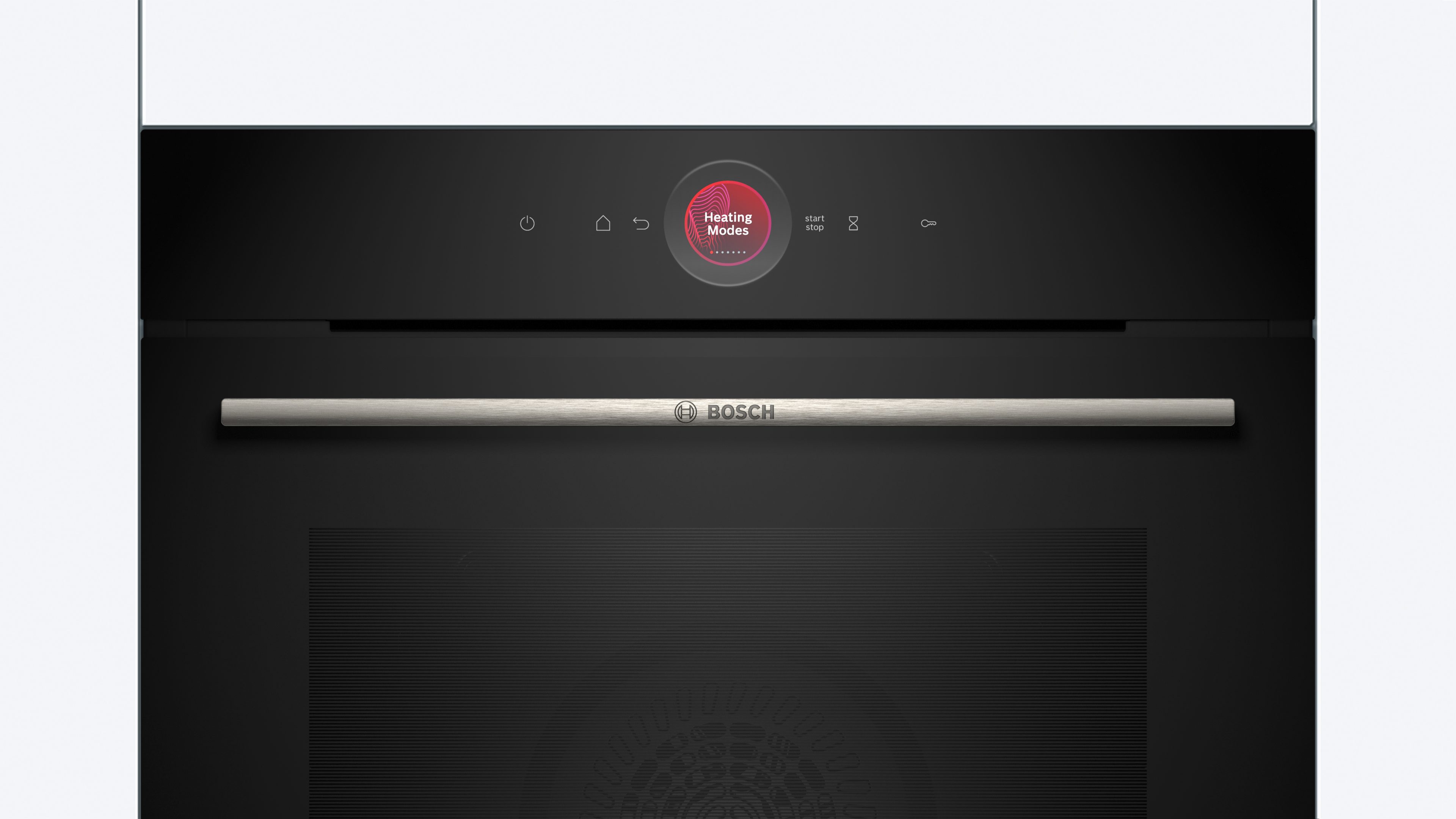 BOSCH Einbaubackofen Serie 8 HBG7341B1, mit Teleskopauszug nachrüstbar, Air Fry für knusprige Lebensmittel & Reinigungsunterstützung