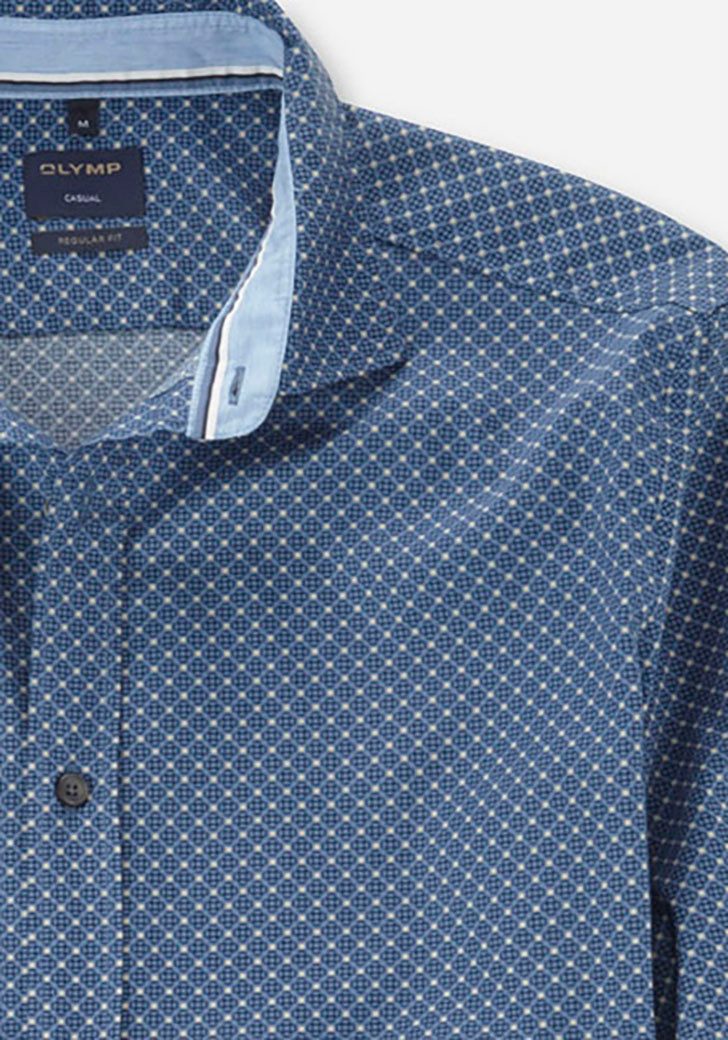 OLYMP Langarmhemd Casual modisch gemustert günstig online kaufen