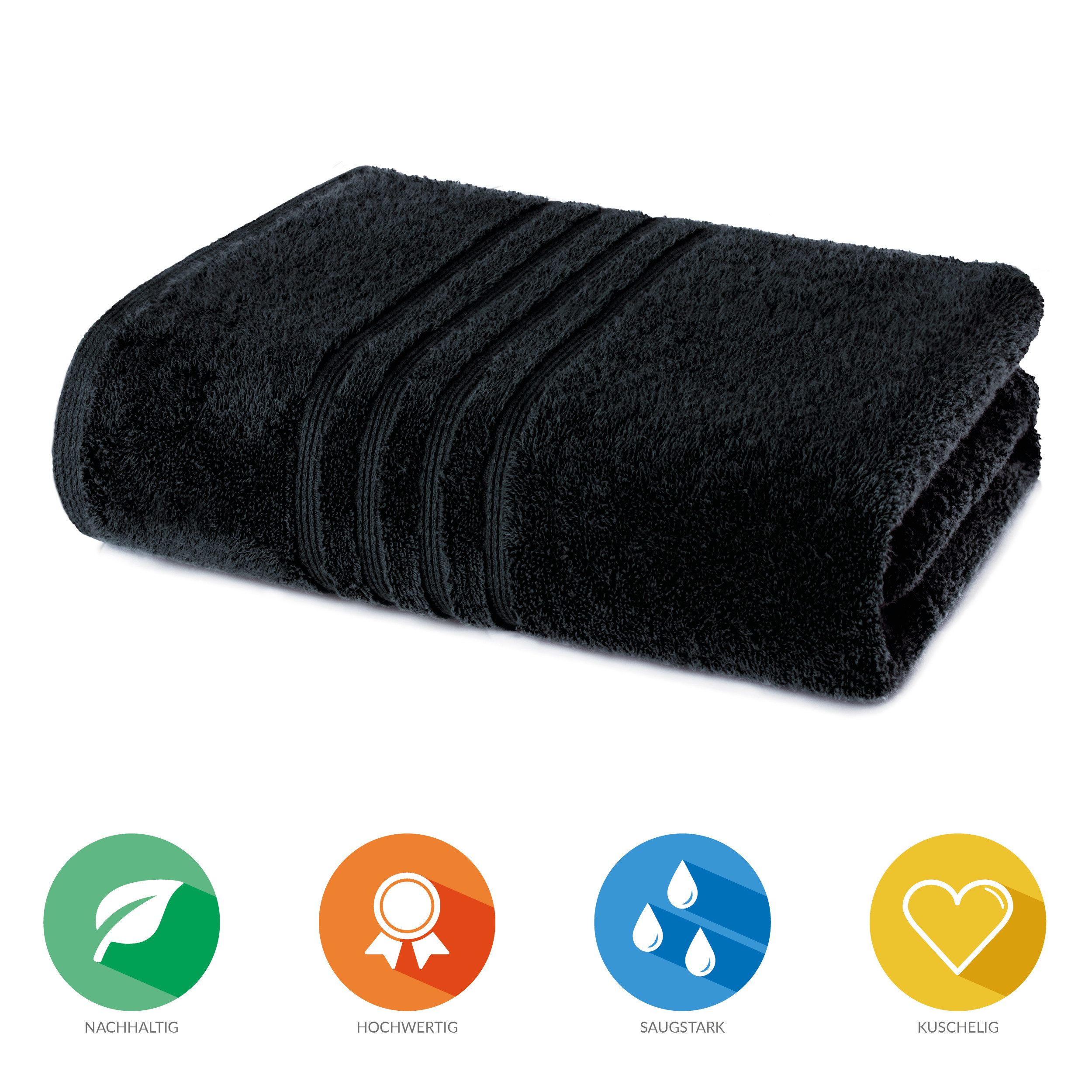 Lavea Handtücher Bali Handtuch 50x100 cm, Weiches Bio-Baumwollfrottee (1-St günstig online kaufen