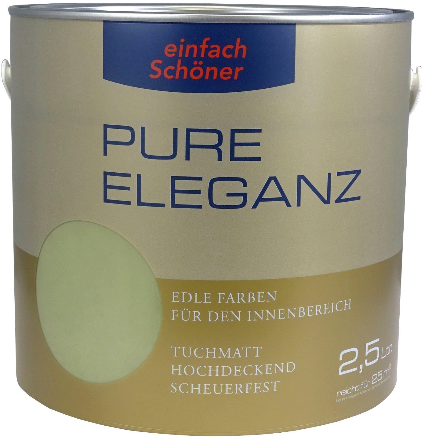 einfach Farbkraft Pure Schöner intensive Schöner einfach Turmalingrün Farbwelten Wandfarbe Eleganz,