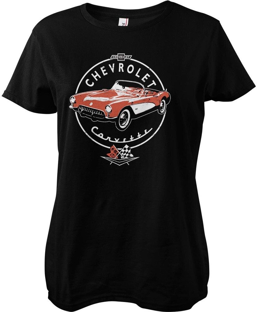Corvette T-Shirt C1 Retro Girly Tee