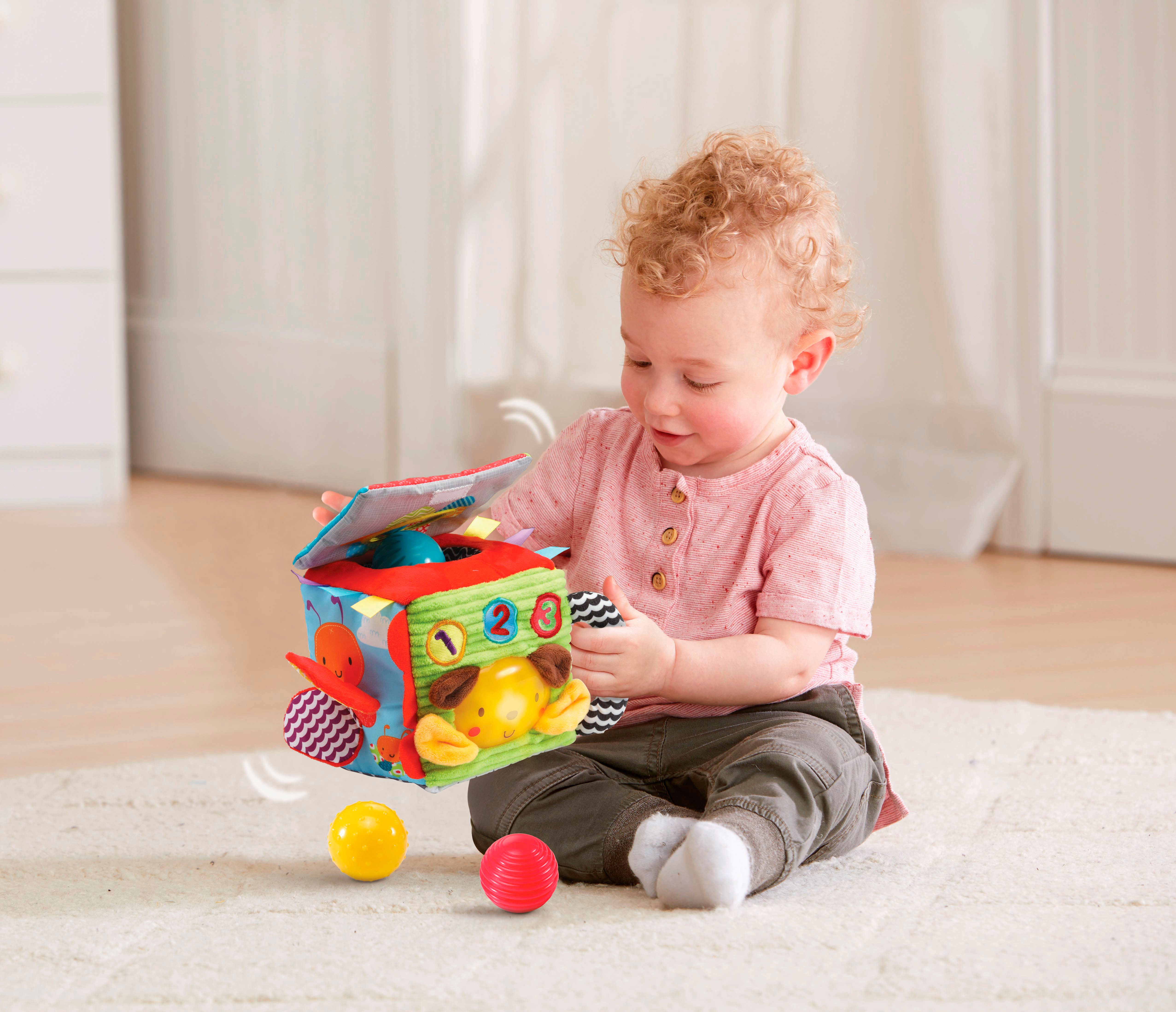 Vtech® Lernspielzeug 1-2-3 Kuschelwürfel