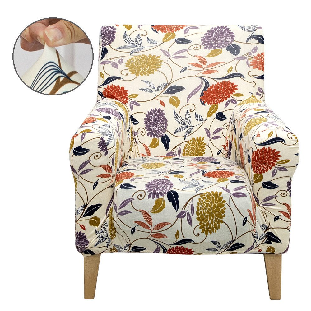 Rosnek Sofahusse Sofabezug 1 Sitzer Sesselhusse Sofaüberzug Elastisch Unive günstig online kaufen