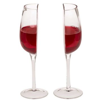 OOTB Weinglas Halbes Weinglas für Weinliebhaber Sommelier Genießer Half Wine Glass, Glas