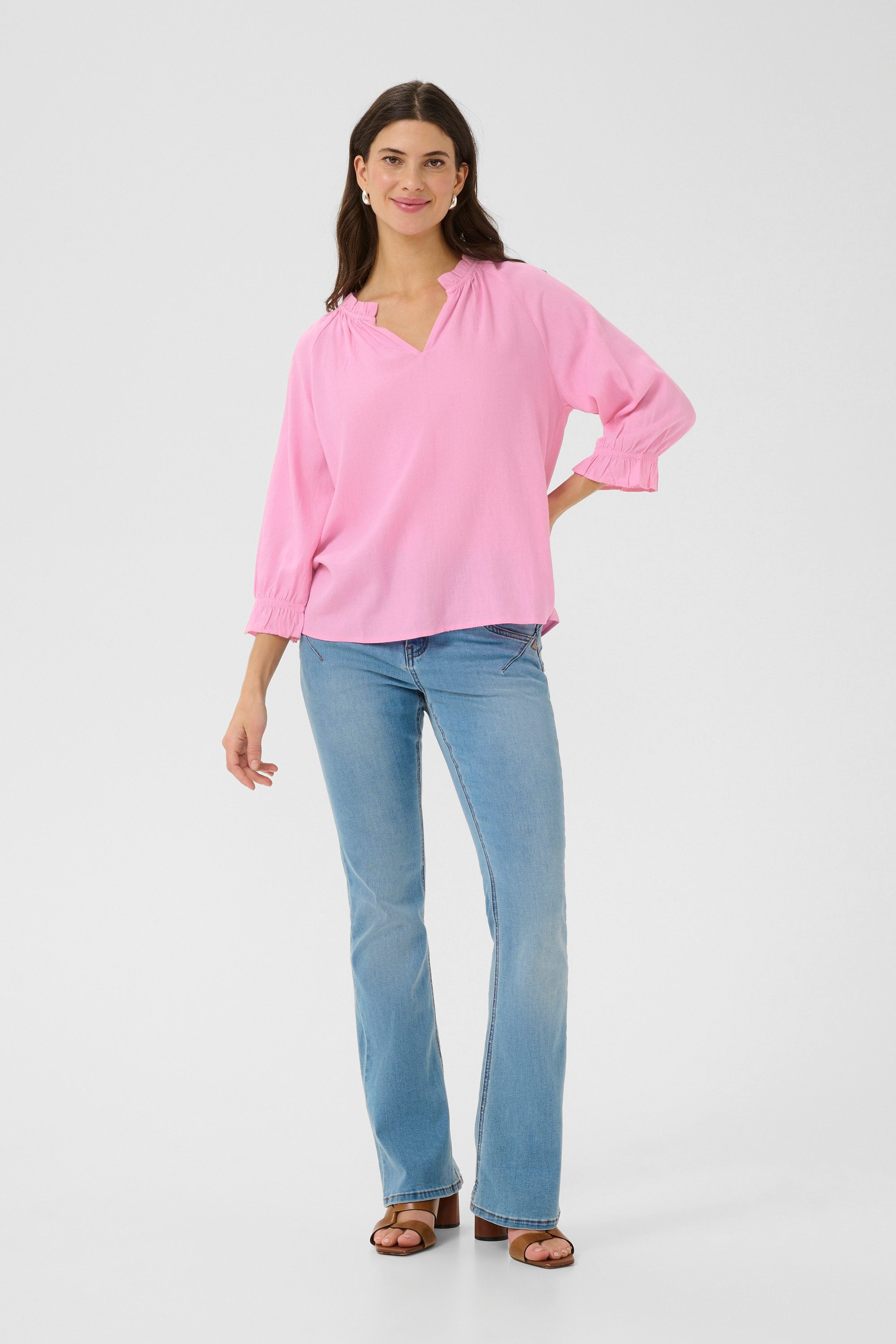 Langarmbluse Langarm-Bluse CRVenta