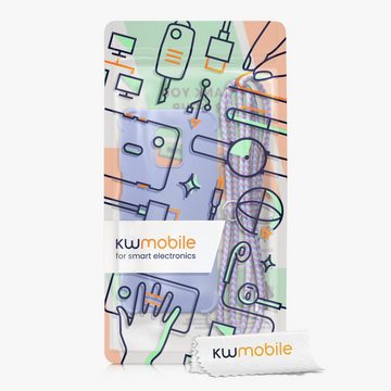 kwmobile Handyhülle Hülle für Xiaomi Redmi Note 9S / 9 Pro / 9 Pro Max, mit Metall Kette zum Umhängen - Silikon Handy Cover Case Schutzhülle