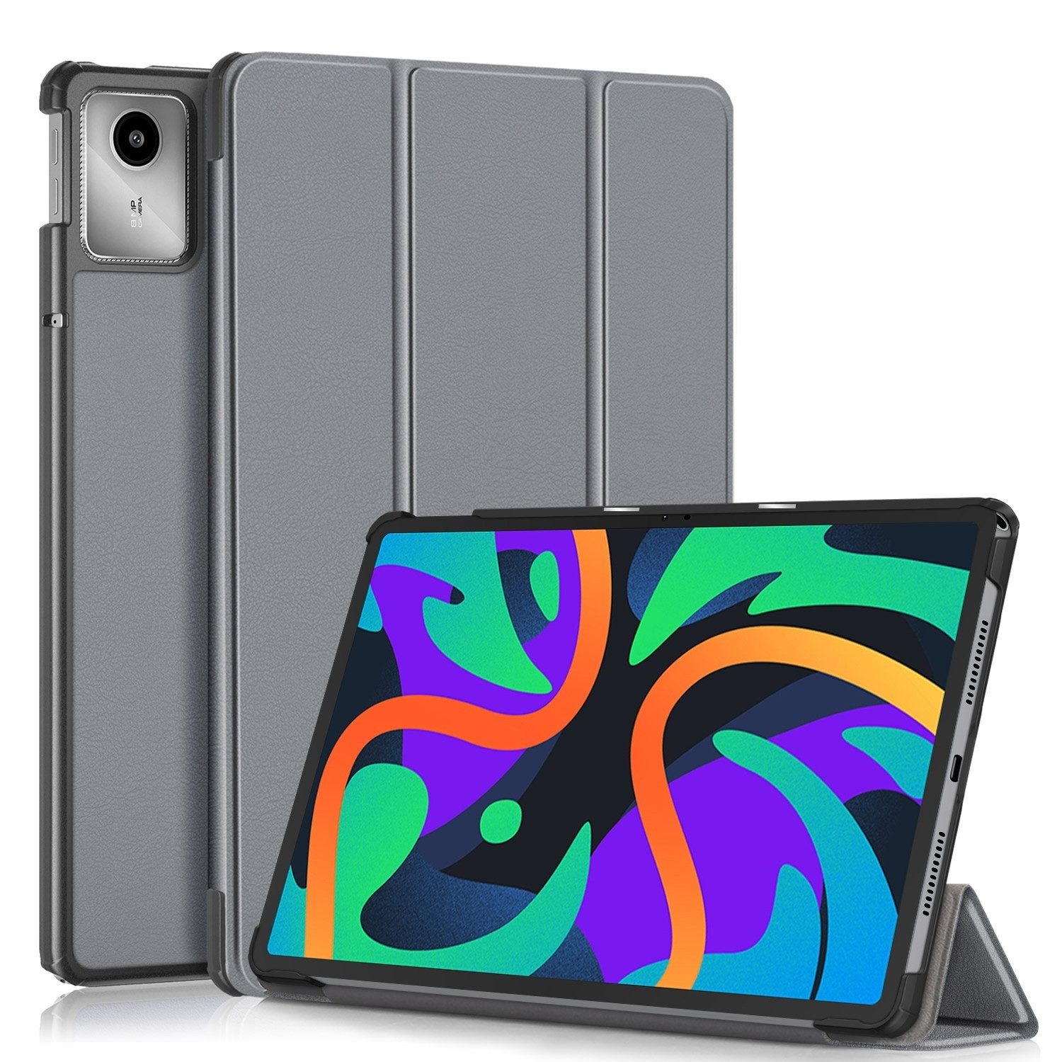 Wigento Tablet-Hülle Für Lenovo Tab M11 Tablet 3folt Wake UP Smart Cover Tasche Schutz Case