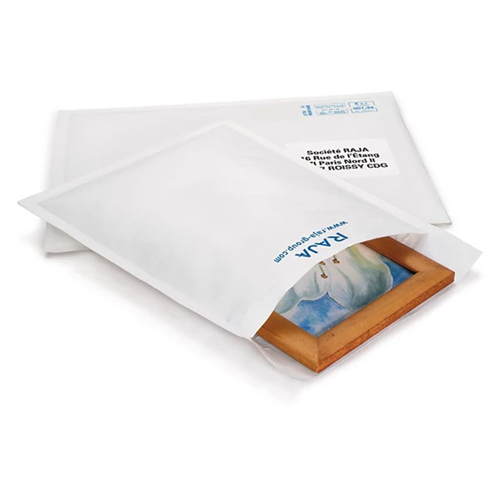 RAJA Versandtasche Luftpolster-Versandtaschen Eco RAJA, weiß 300 x 440 mm, 75 Stück