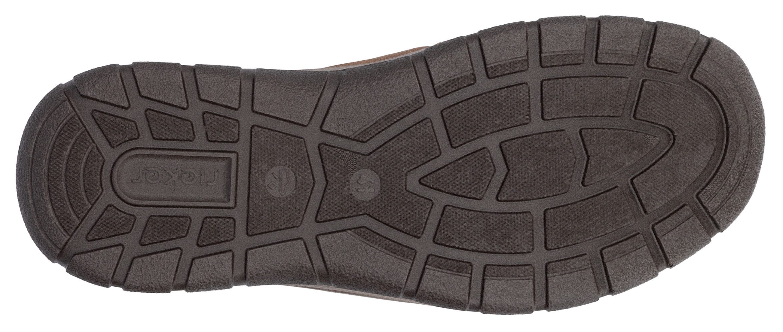 Rieker Slipper, Schlupfschuh, Halbschuh, Freizeitschuh mit gepolstertem Schaftrand
