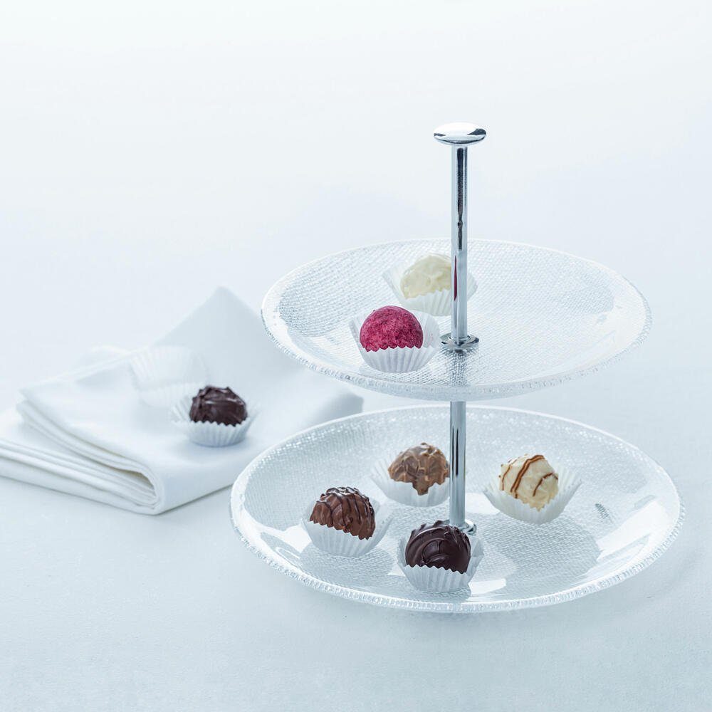 LEONARDO Etagere Pralina Minietagere, Glas