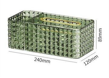 Rouemi Papiertuchbox Multifunktionale Papiertuchbox, Schreibtisch-Aufbewahrungsbox