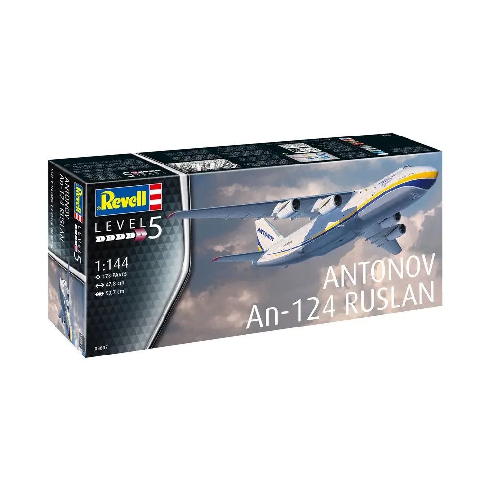 Revell® Modellflugzeug Antonov AN-124 Ruslan, Revell Modellbausatz