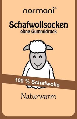 normani Thermosocken 3 Paar Schafwollsocken (Set, 3 Paar) wärmend und atmungsaktiv