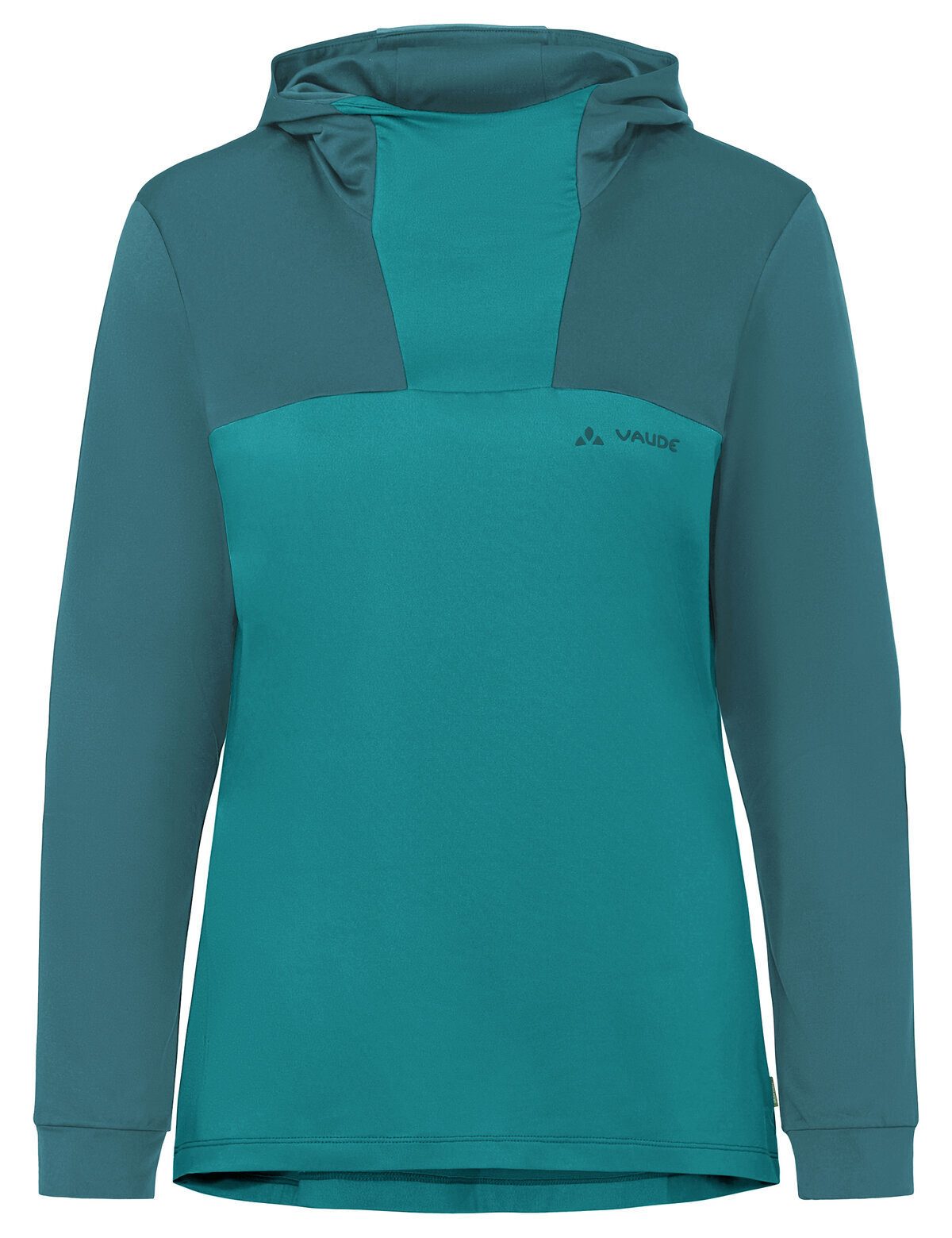 VAUDE Rundhalspullover Women's Qimsa Hoody (1-tlg) sportiver Damen Kapuzenpullover für Alltag und Freizeit