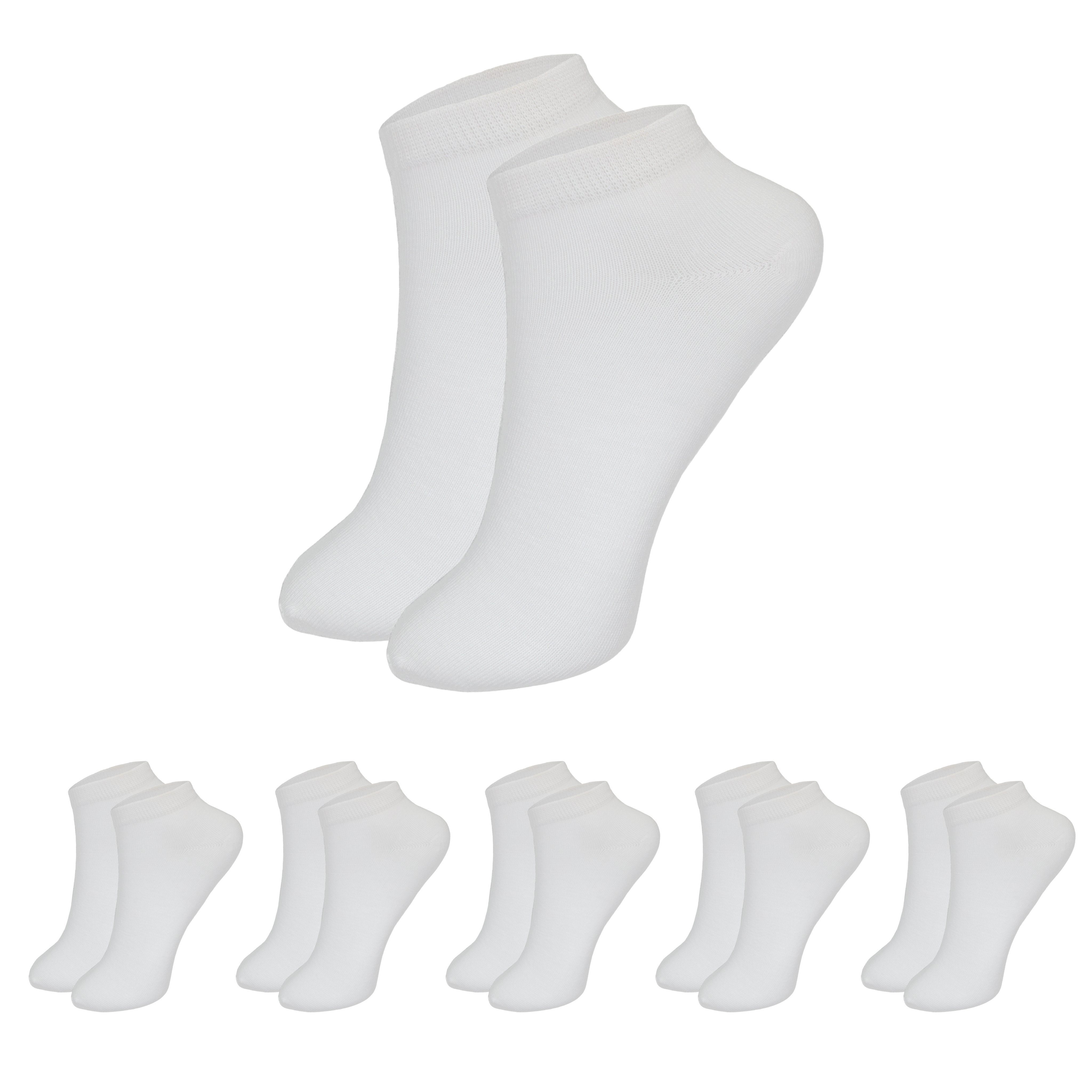 SO.I Freizeitsocken Sneaker Socken für Damen & Herren aus Baumwolle (Größen 35-46, 5-20 Paar) atmungsaktive Unisex Socken