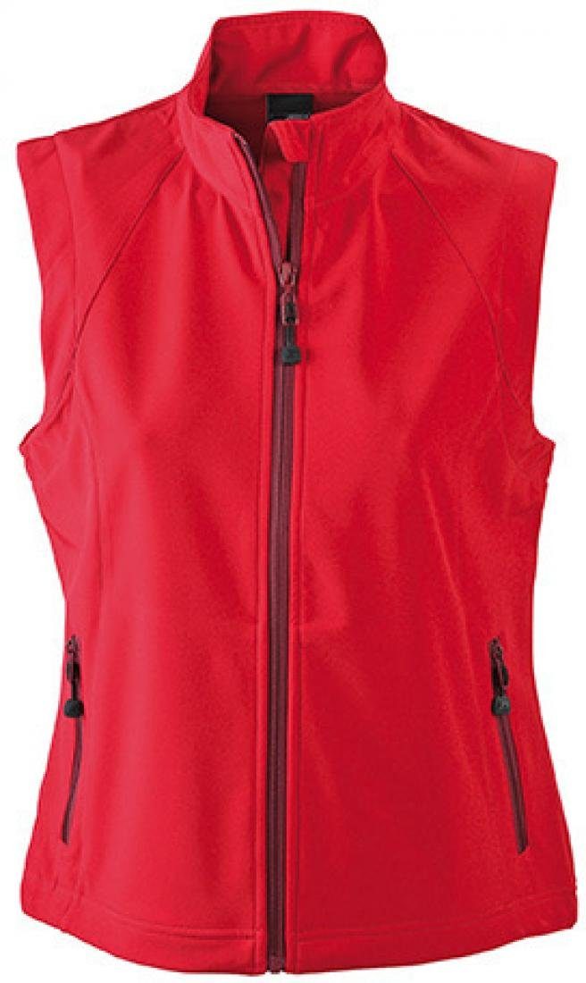 James & Nicholson Funktionsweste Damen Softshell Vest / Wind- und wasserdicht