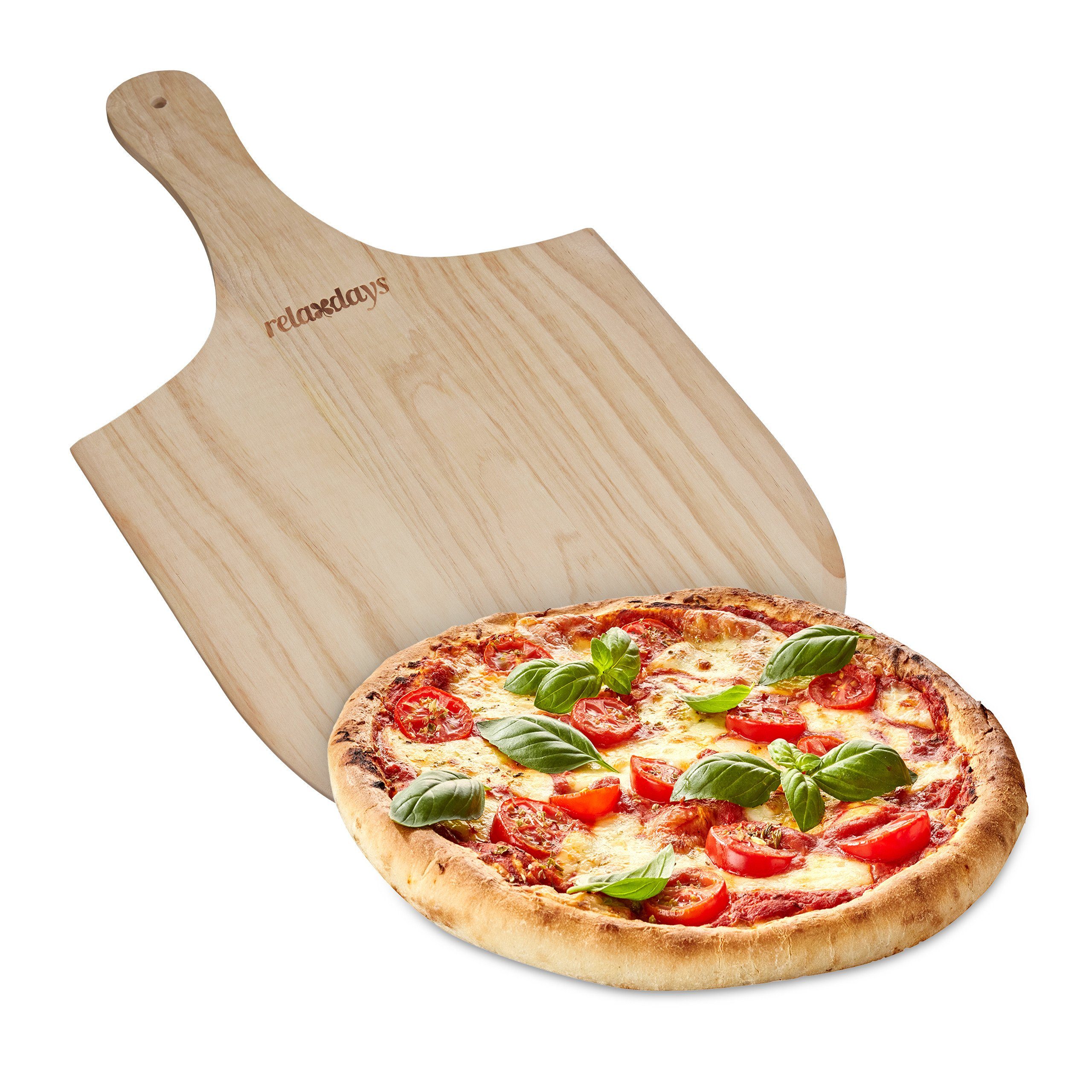 Pizzaschieber relaxdays Holz Pizzaschieber aus