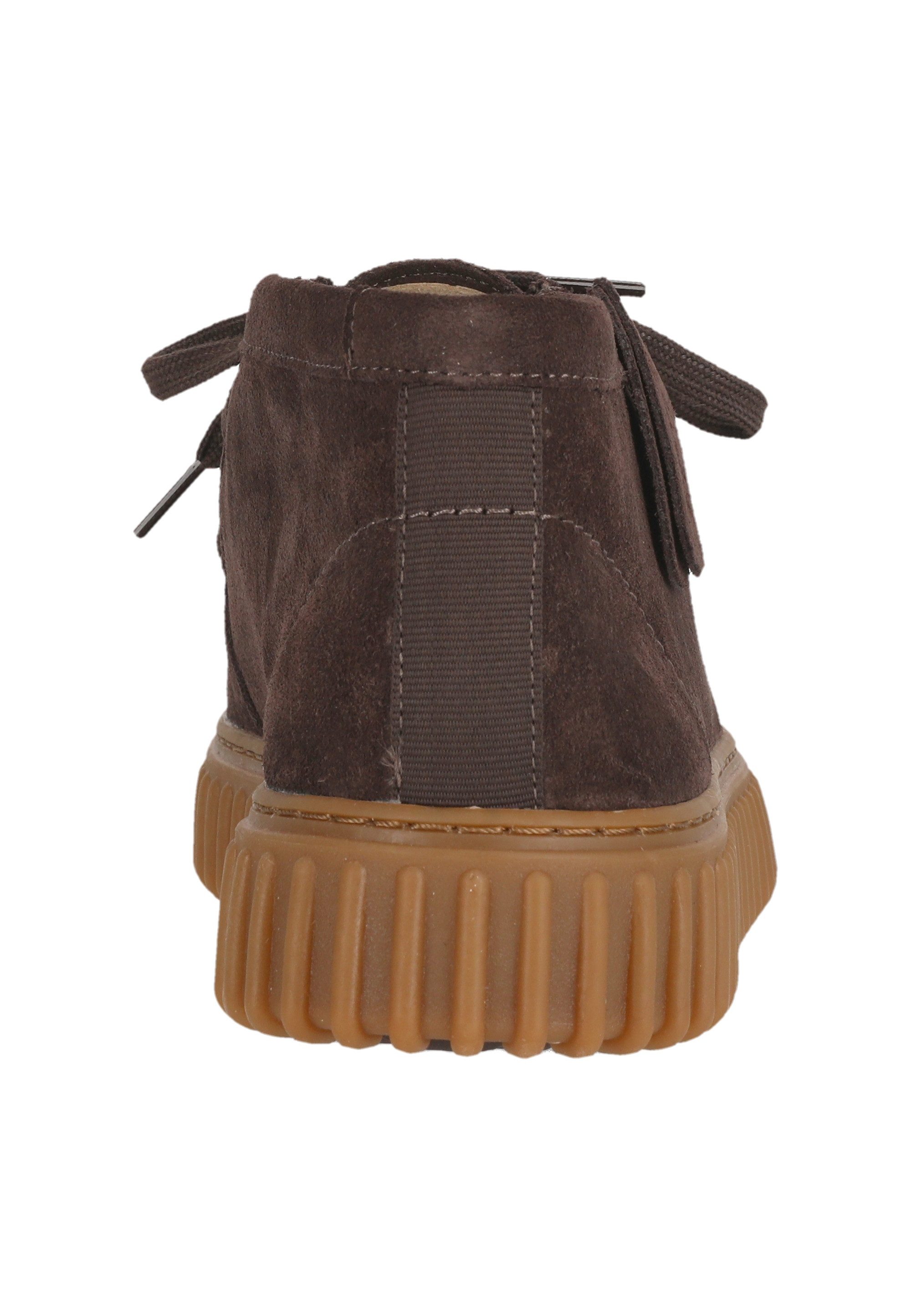 Clarks Torhill Schnürschuh mit stromlinienförmigem Schnürdesign