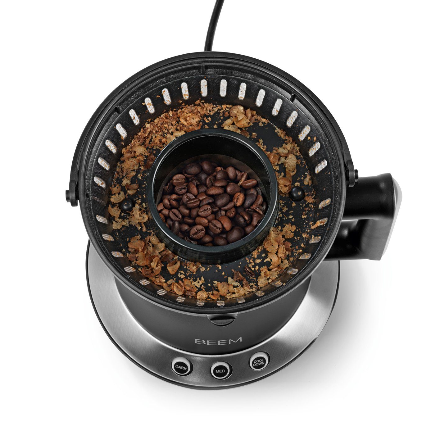 Kaffeeröster 100g Kaffeebereiter Set inkl. Bohnenröster ROHKAFFEE-BRASIL, Rohkaffee & Kaffee ROAST-PERFECT BEEM 200g Röster
