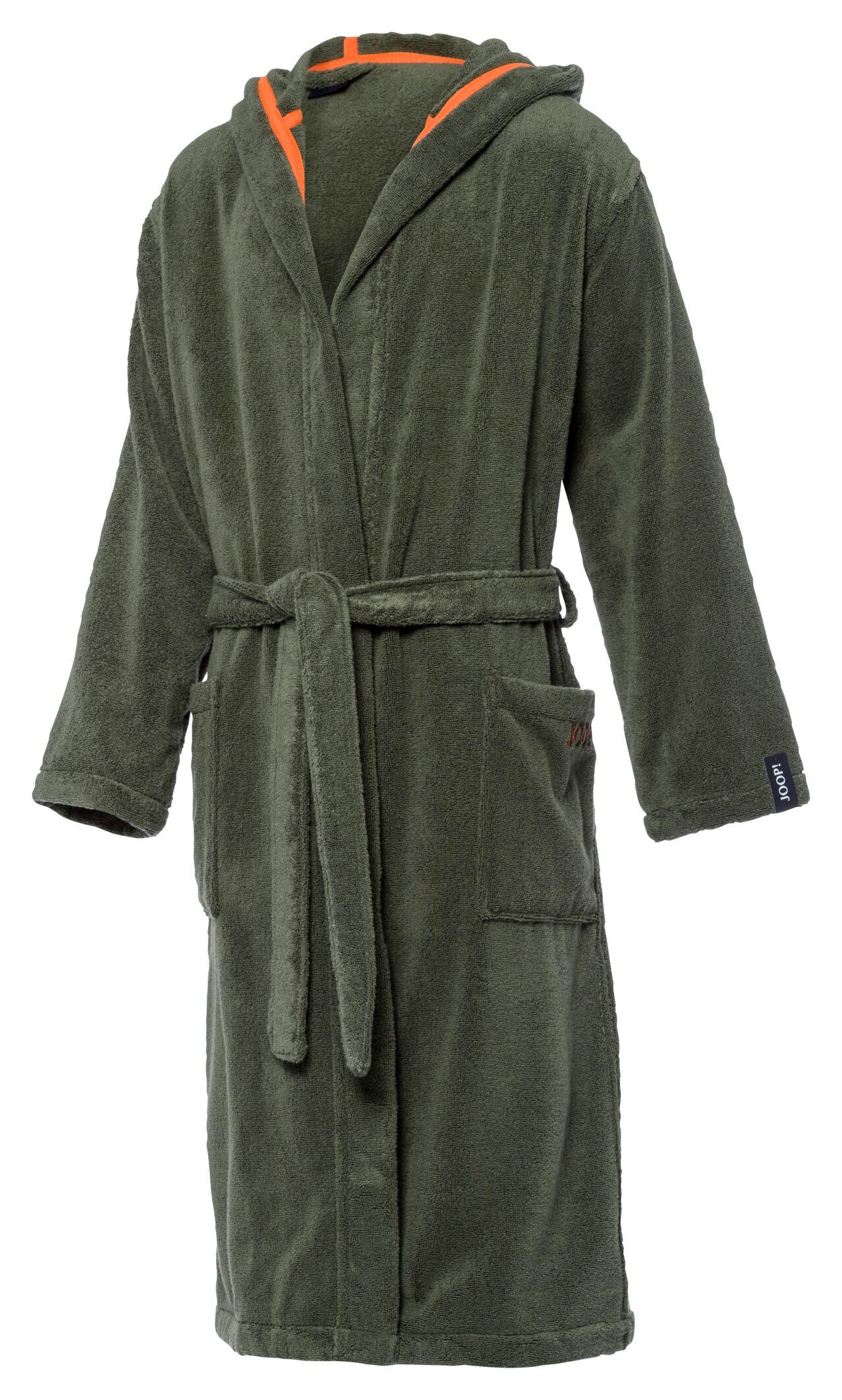 JOOP! Bademantel JOOP! LIVING - BADEMANTEL Herren-Kapuze, Textil