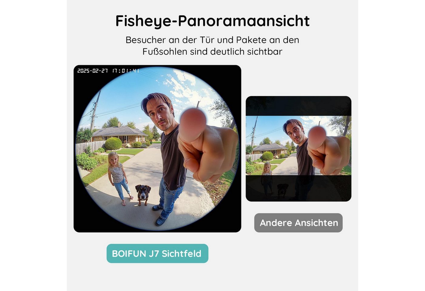 Thumbnail - Boifun Smart Home Türklingel WLAN Türklingel Mit Kamera akku mit 2K Video unt 64GB Speicher Karte (Außenbereich, Aussen,...